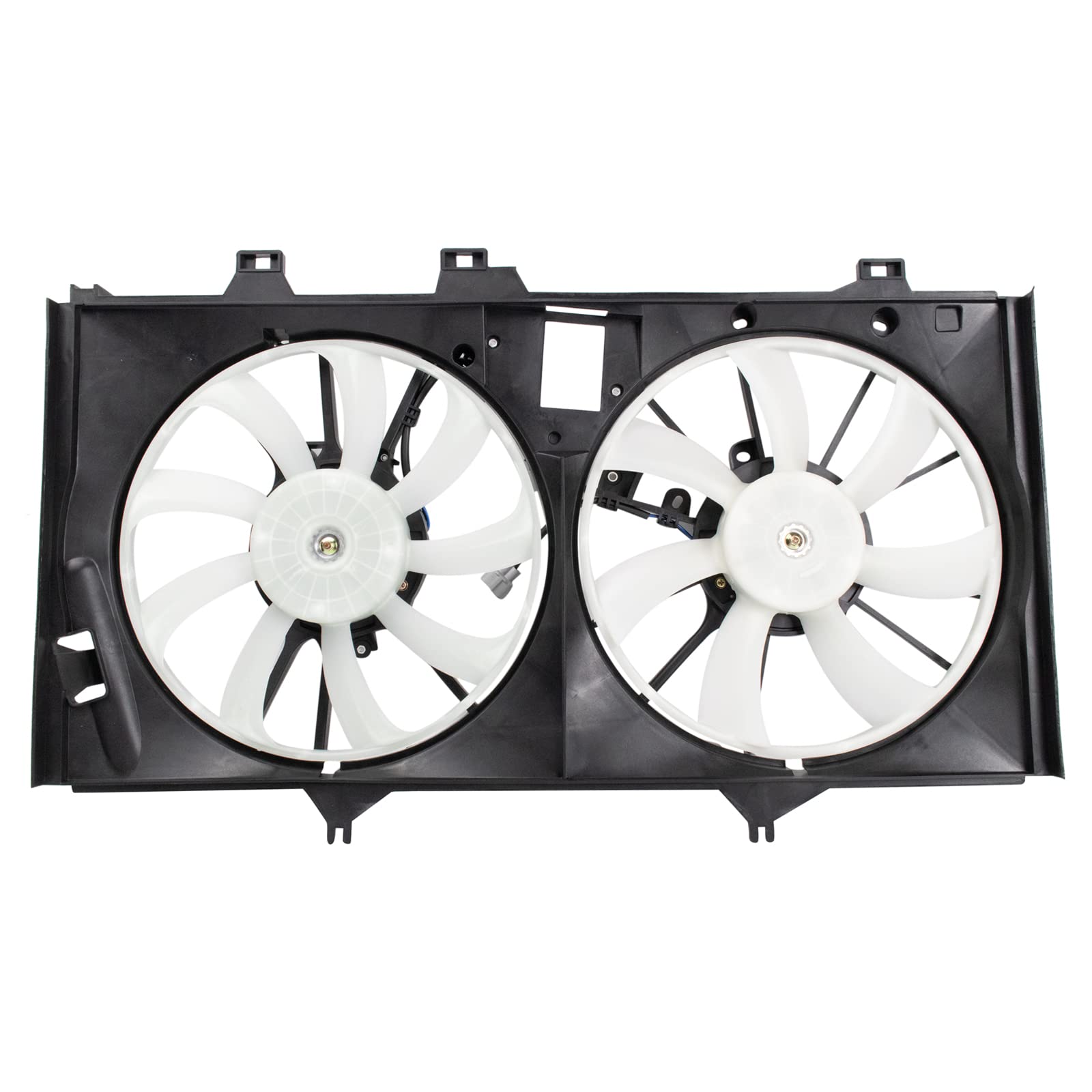 TRQ Radiator Dual Cooling Fan Assembly Compatible with 2013-2018 Toyota Avalon & 2012-2017 Camry - TO3115173 - High Performance Cooling for Hot Weather & Heavy-Duty Driving