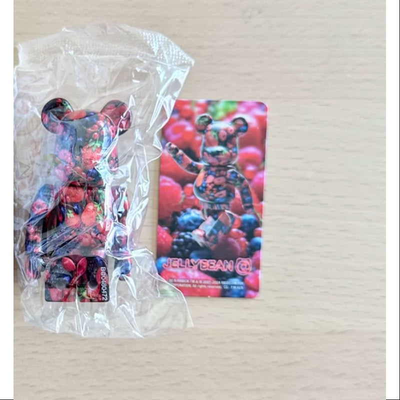 Bearbrick Series 48 Jellybean Berry 100% Collectible Figure - Limited Edition Vinyl Art Toy for Display & Collection - Perfect for Home Decor, Office Display, and Gift Giving