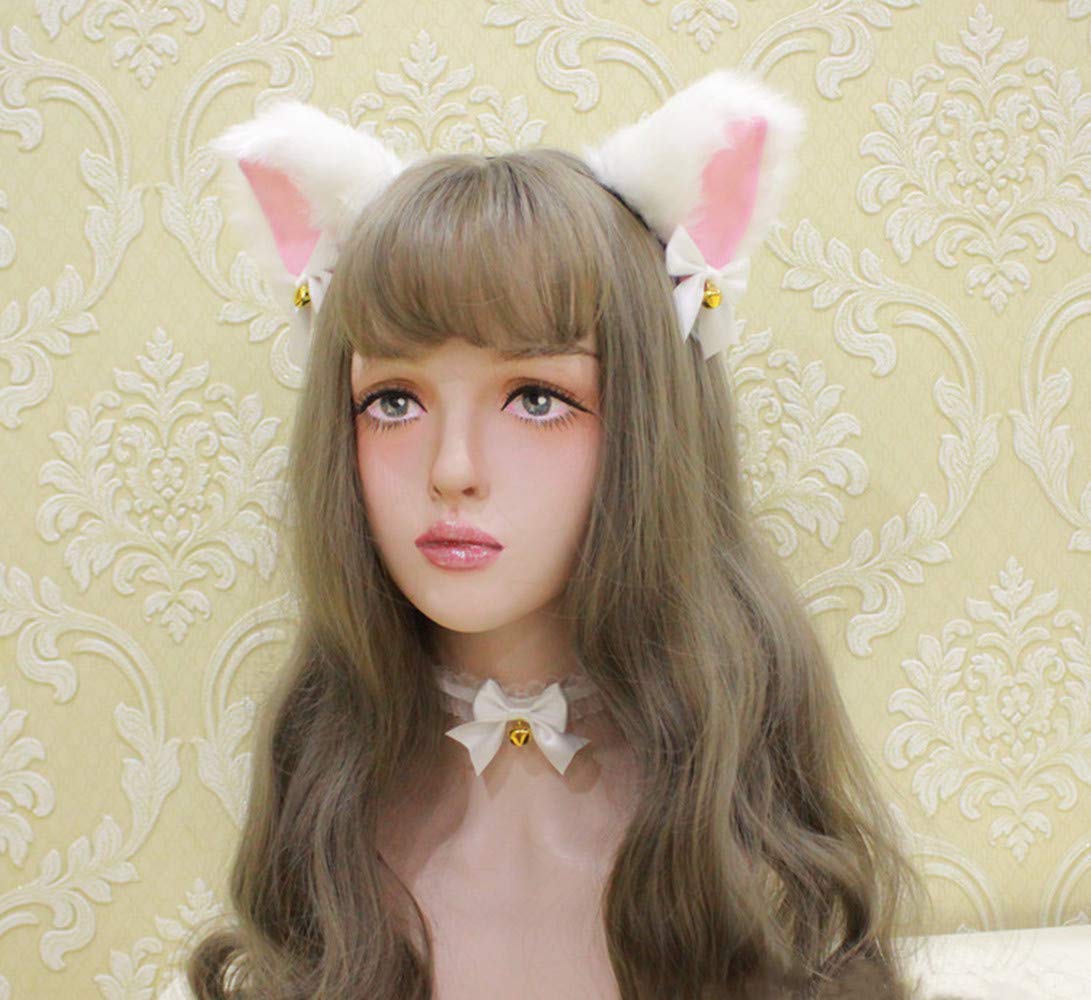 Fxaelian Animal Fox Cat Dog Ears Headband - Cute Furry Cosplay Costume Accessories for Halloween, Party, Anime Conventions & Dress Up Play