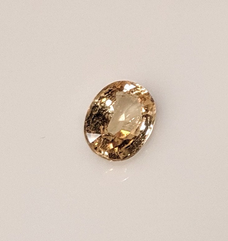 1.76ct Natural Medium Light Yellow Sapphire - 8x6mm Oval VS Loose Stone - September Birthstone for DIY Jewelry & Solitaire Rings - Perfect for Engagement Rings, Birthstone Jewelry & Gemstone Collections