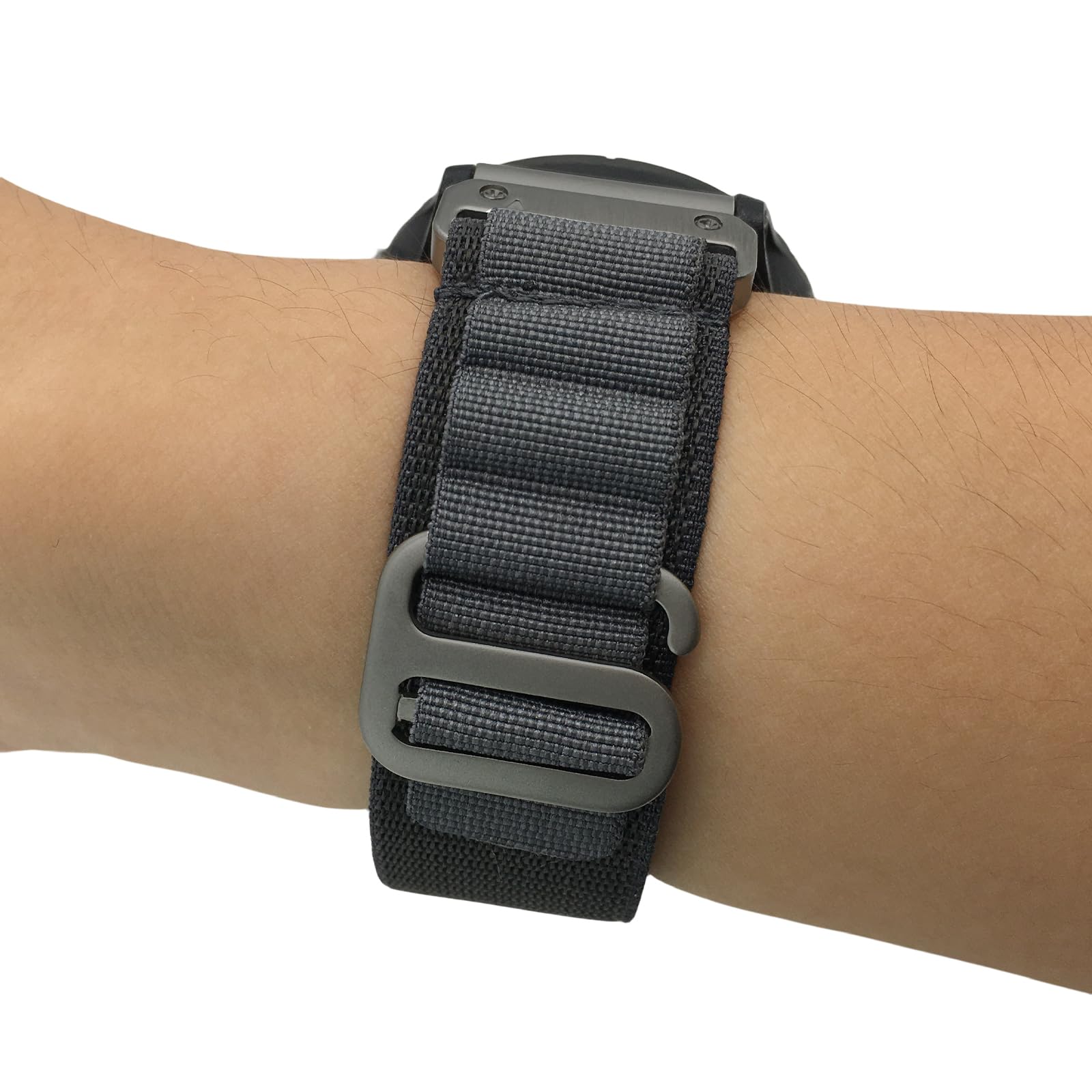 Premium 22mm Nylon Strap for Garmin Forerunner 945 & Fenix 5/6/7 Smartwatch - Durable Alpine Loop Band - Perfect for Running, Hiking & Outdoor Sports