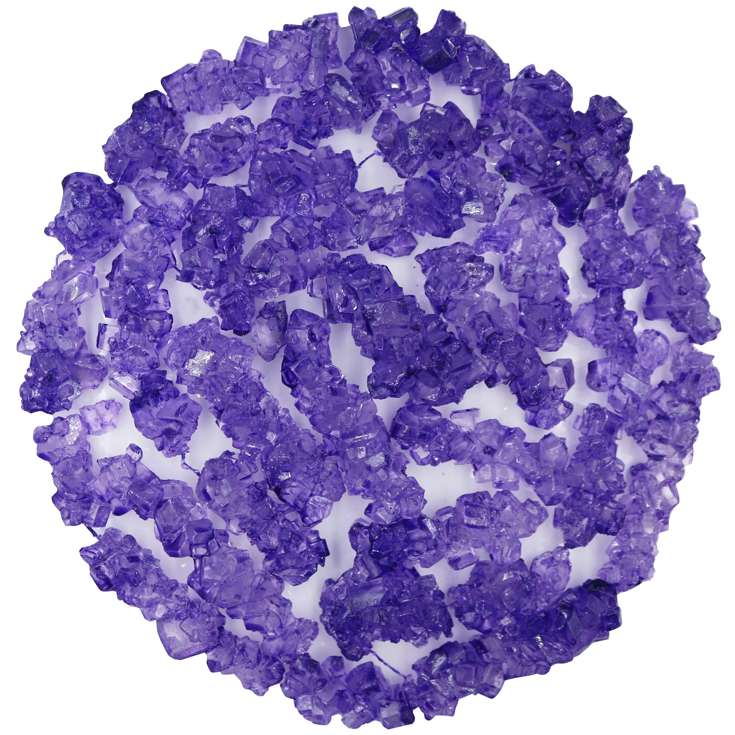FirstChoiceCandy Rock Candy Strings - 1.5 Pound Bulk Bag (Purple Grape Flavor) | Natural Crystallized Sugar Sticks for Baking, Party Favors & Coffee/Tea Sweetener | Perfect for Weddings, Birthdays & DIY Desserts