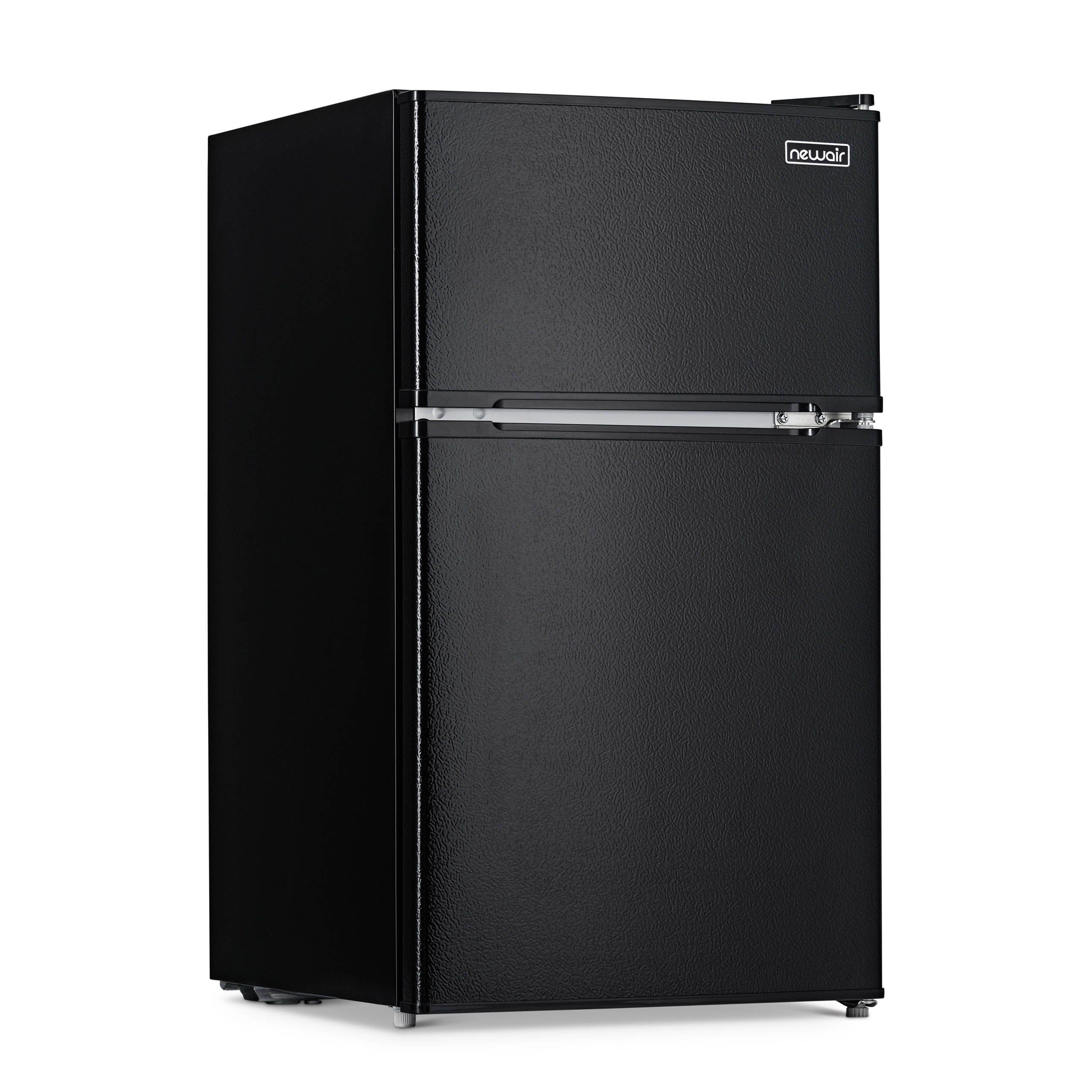 Newair® 3.1 Cu. Ft. Compact Mini Fridge with Freezer - Energy Efficient Black Refrigerator for Bedroom, Office, Dorm & Small Spaces - Perfect for Drinks, Snacks & Beauty Products Storage