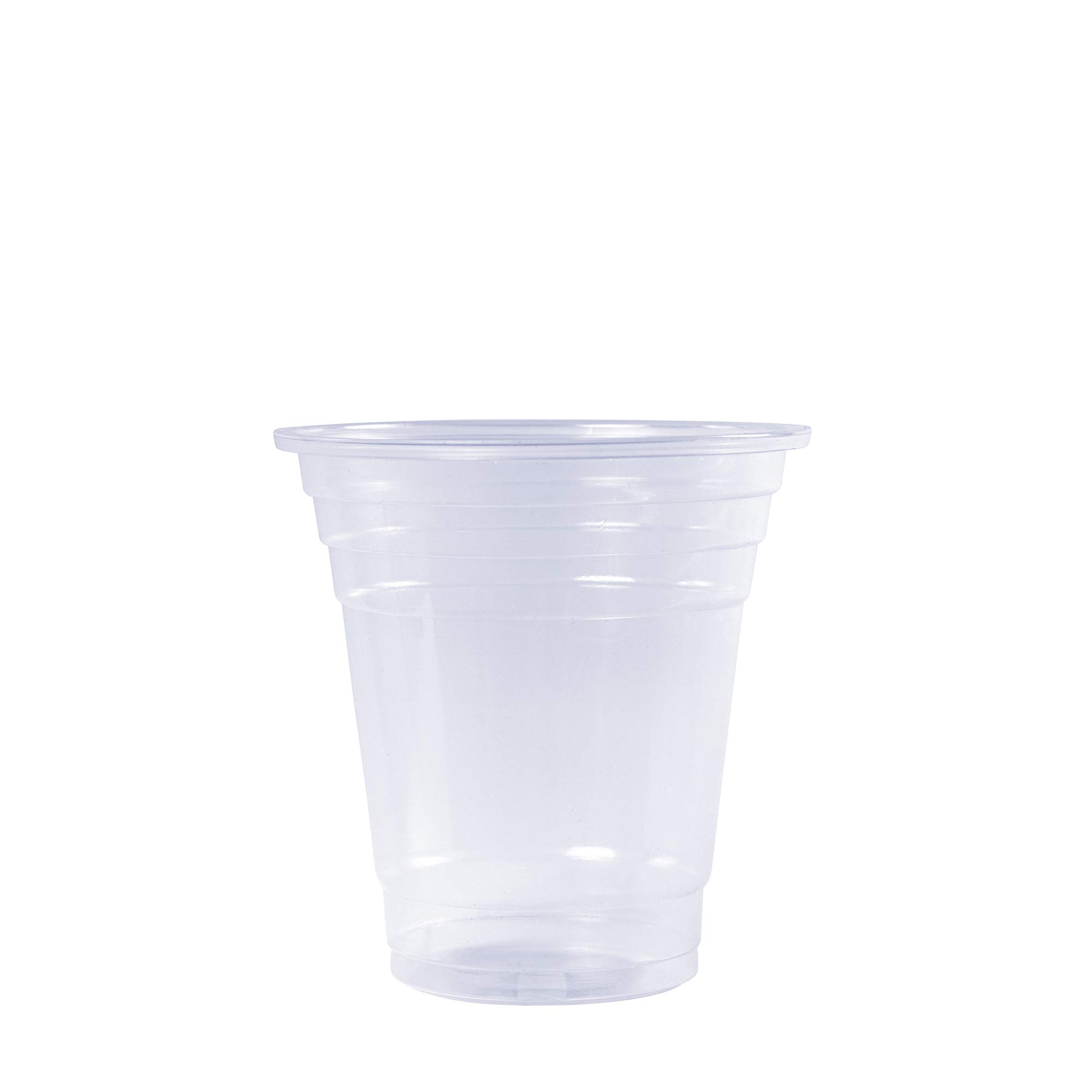 14 oz Clear Plastic Disposable Cold Cups - 50 Count Bulk Pack for Bubble Tea, Boba, Iced Coffee, Smoothies & Party Drinks - Perfect for Cafes, Restaurants, Events & Home Entertaining