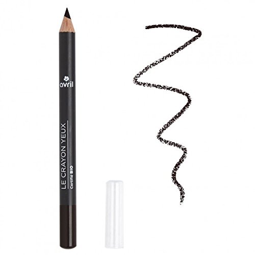 2 Pack Avril Certified Organic Eyeliner Pencil - Charcoal Black | Vegan, Cruelty-Free & Hypoallergenic | Perfect for Sensitive Eyes & Everyday Makeup Looks
