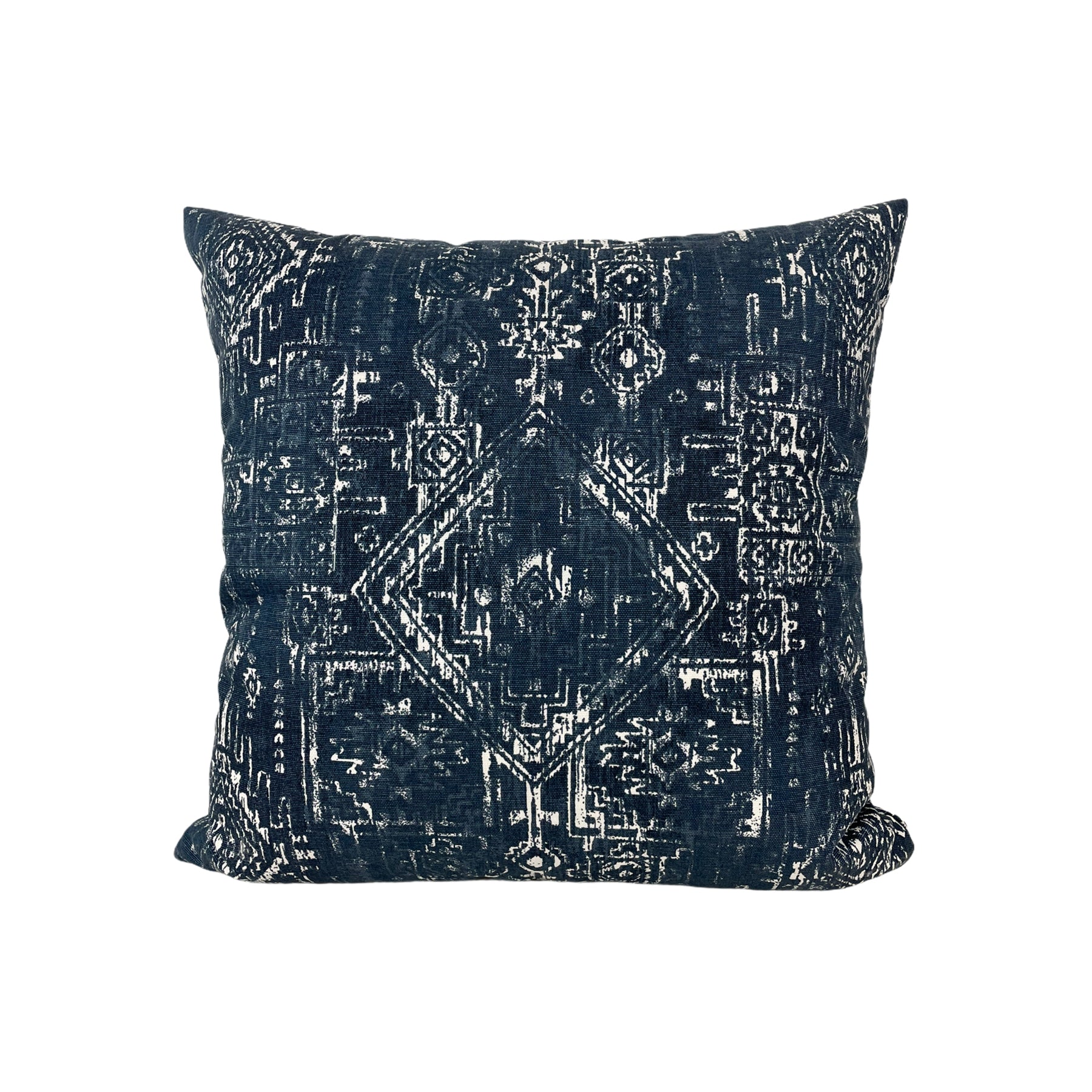 Native Navy Throw Pillow 17x17 - Soft Decorative Cushion for Sofa, Bed & Home Decor - Perfect for Living Room, Bedroom & Cozy Spaces