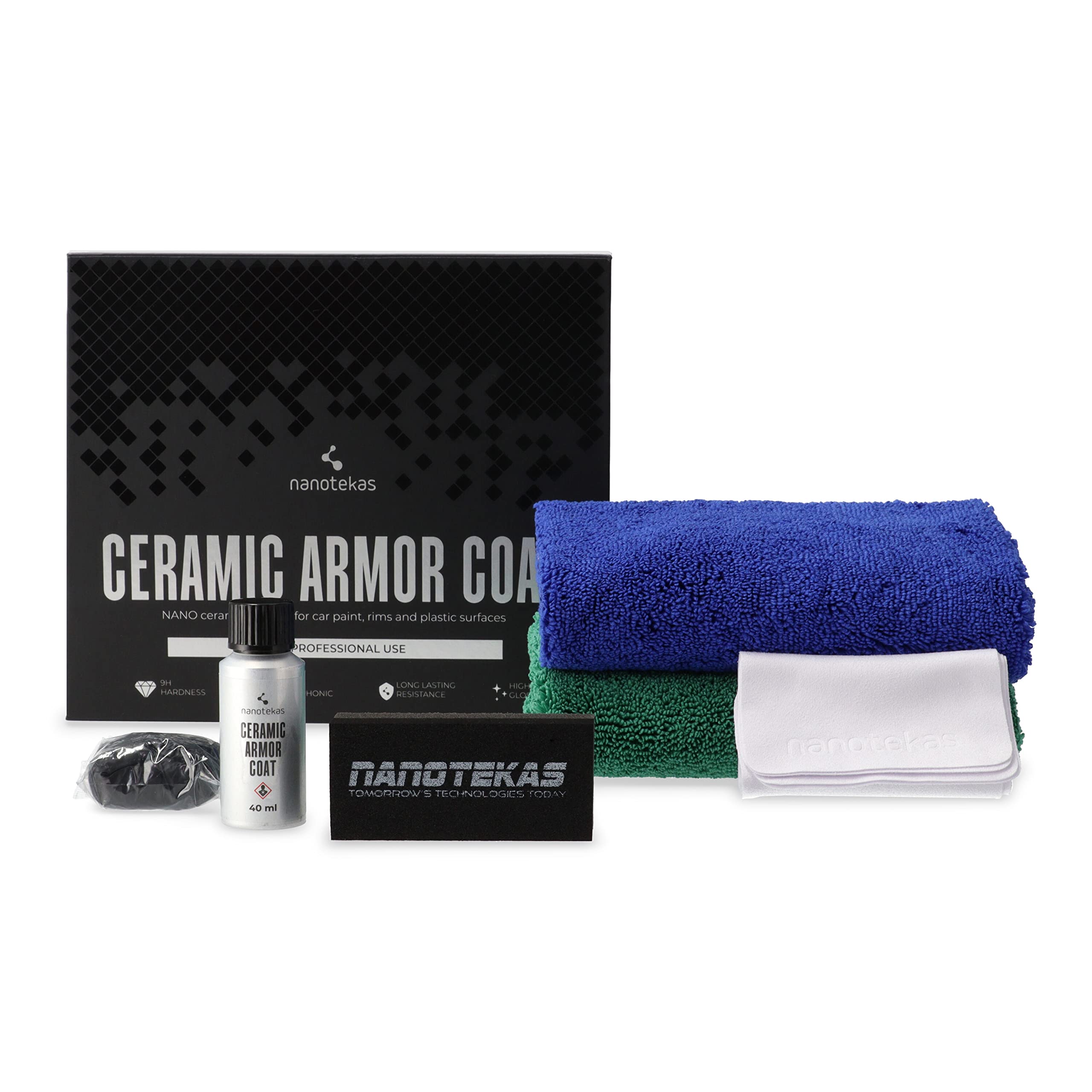 Premium 9H Nano Ceramic Coating for Cars - Advanced Paint Protection & Body Armor | Long-Lasting Shine & Scratch Resistance for Auto Detailing & Car Care