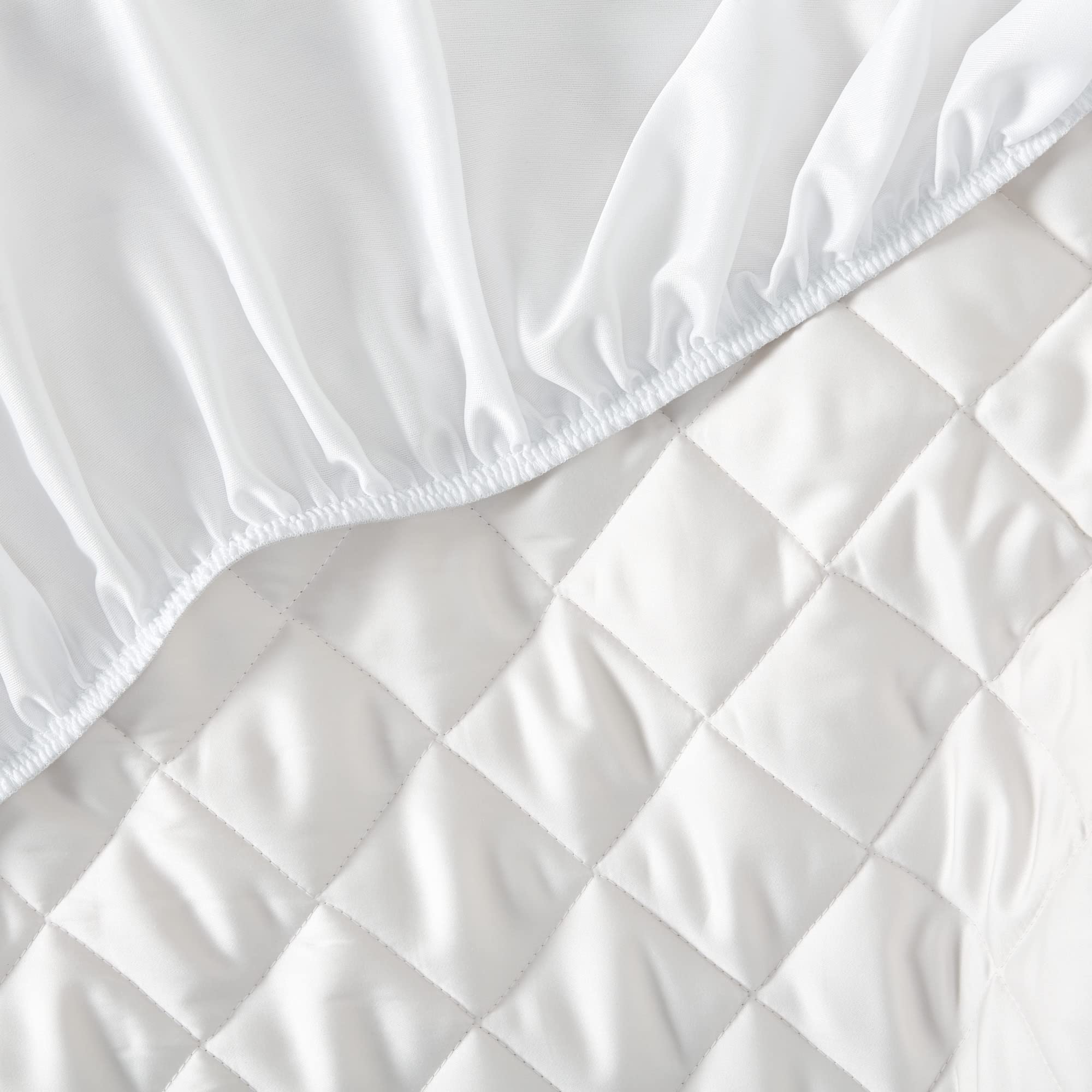 SIJO Temperature Regulating Cooling Mattress Pad - Queen Size, Award-Winning by Sleep Foundation, Waterproof & Breathable Summer Bed Cover for Hot Sleepers | Perfect for Night Sweat Relief & Hot Climate Comfort