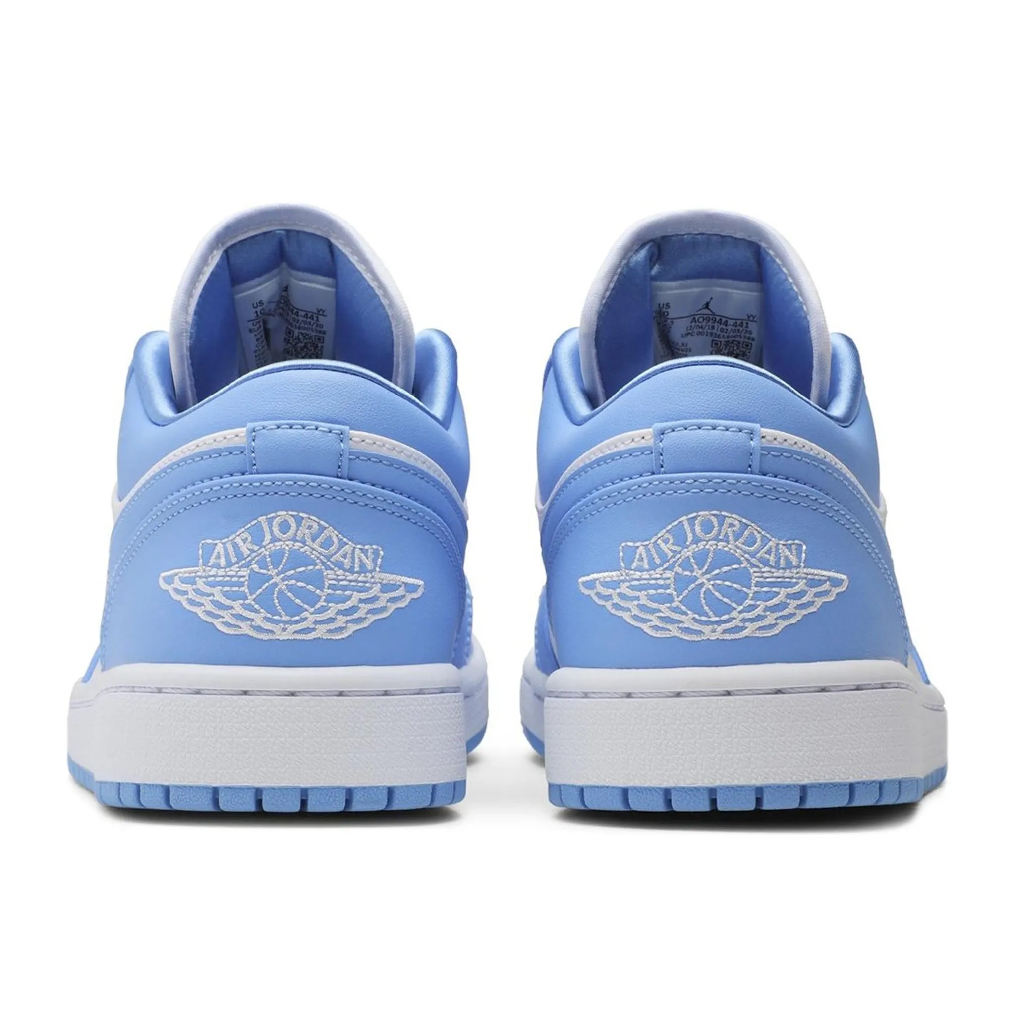 Air Jordan 1 Low UNC Women's Sneakers - Classic Blue & White Basketball Shoes for Casual Wear & Street Style