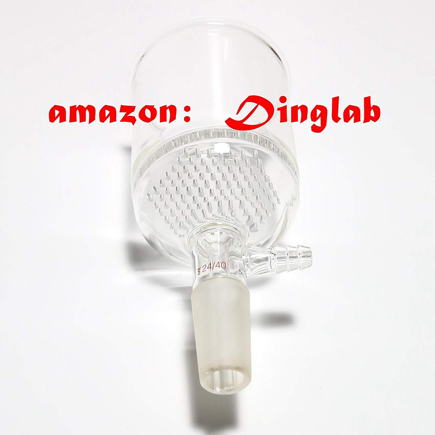500ml 24/40 Suction Filtration Kit with 47mm Buchner Funnel & Glass Flask - Lab Vacuum Filtration System for Chemistry Experiments, Distillation, and Scientific Research