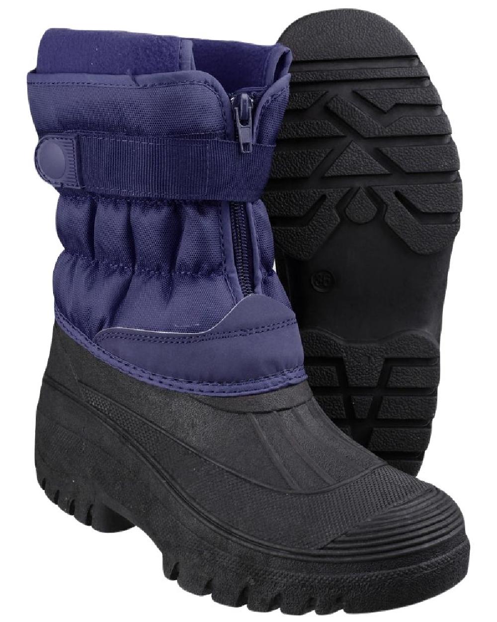 Cotswold Men's Chase Waterproof Winter Boots with Zipper - Warm & Comfortable for Snow, Hiking & Outdoor Activities