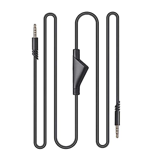 Replacement A10 Audio Cable with Inline Mute - 6.5ft Gaming Headset Extension Cord Compatible with Astro A40 & A40TR Headsets - Durable Headphone Adapter Wire for PC, PS4, Xbox Gaming Setup