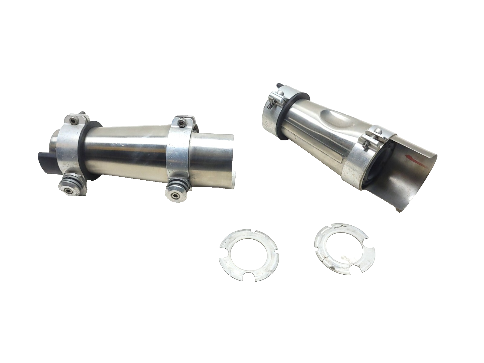 Yamaha V Star 650 XVS650 Classic Fork Upper Cover Top Guard Shield - 2 Piece Set for Motorcycle Protection & Style Upgrade - Perfect for Cruiser Bike Maintenance & Customization