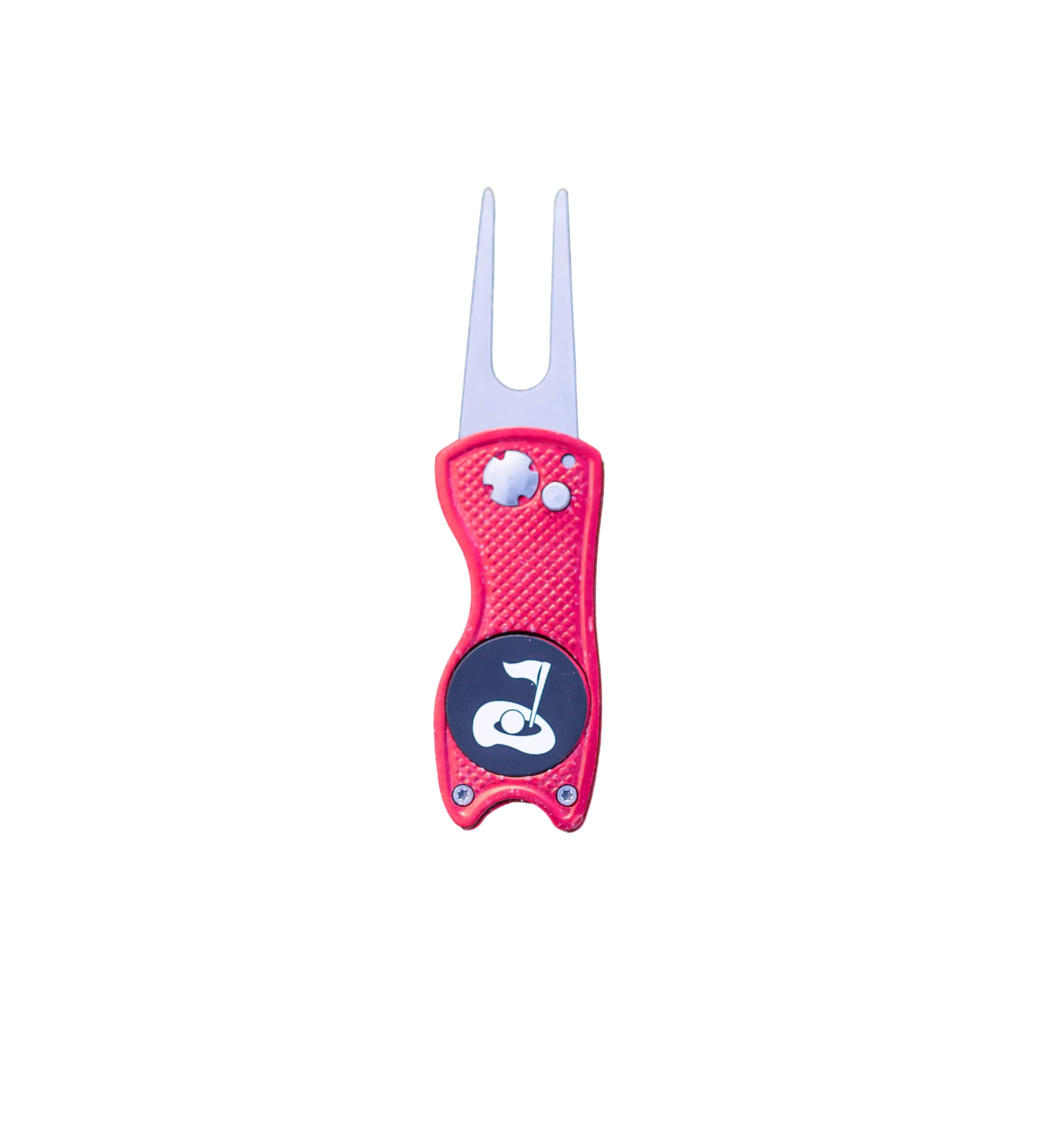 Metal Golf Divot Repair Tool with Ball Marker & Clip - for Golf Course & Practice