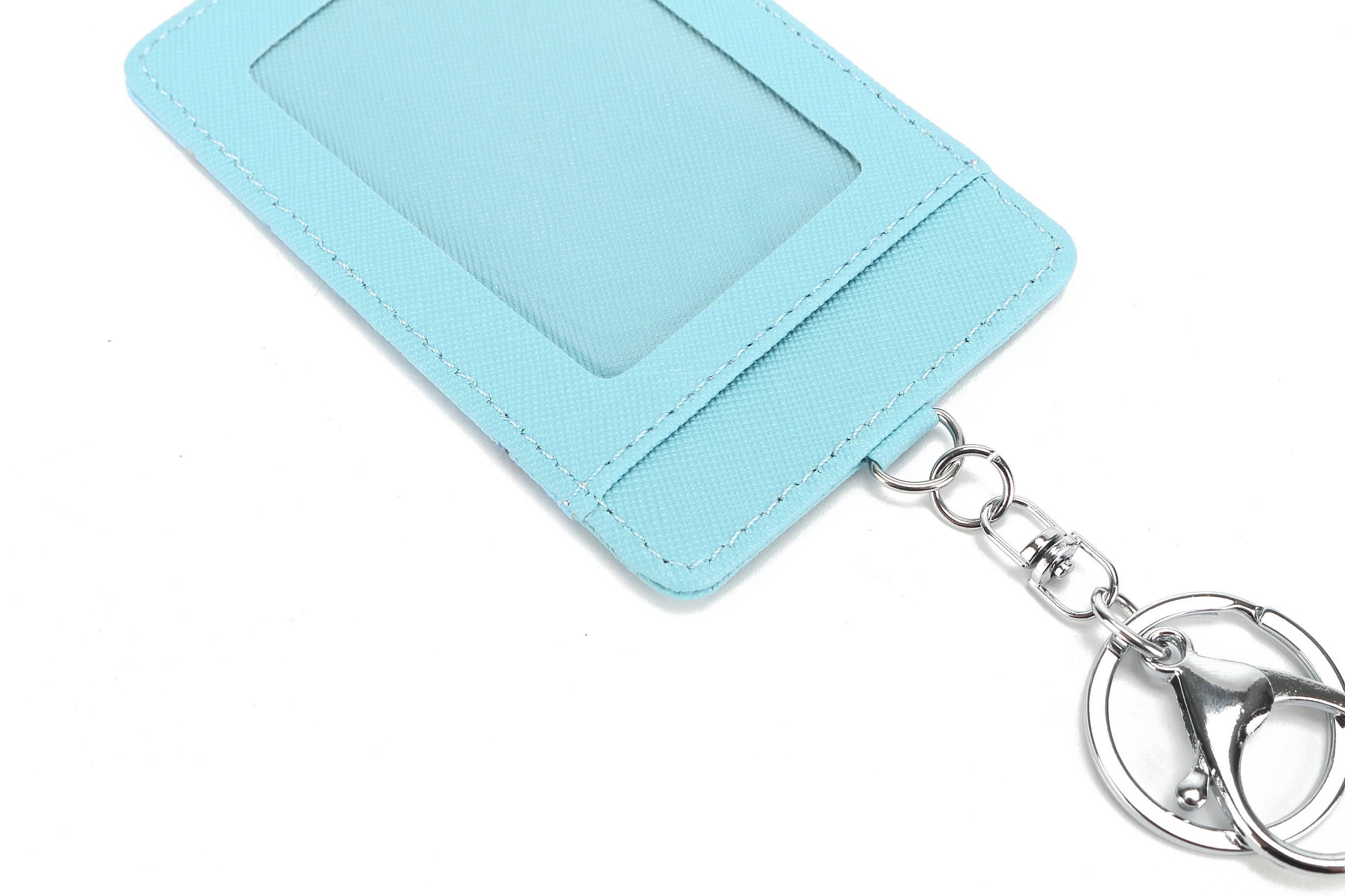 Happy Sharks Blue Card Holder - Slim RFID Blocking Wallet for Credit Cards & IDs - Perfect for Travel, Work, and Everyday Use