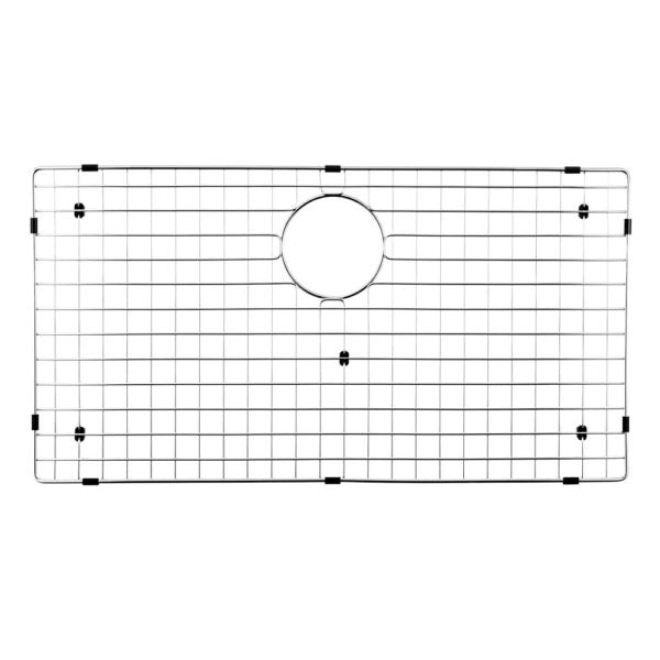 Hamat SWG 3015 29.5 x 14.8 Inch Stainless Steel Wire Grate Bottom Grid - Heavy Duty Kitchen Shelving & Industrial Storage Rack for Restaurants, Warehouses, and Garages