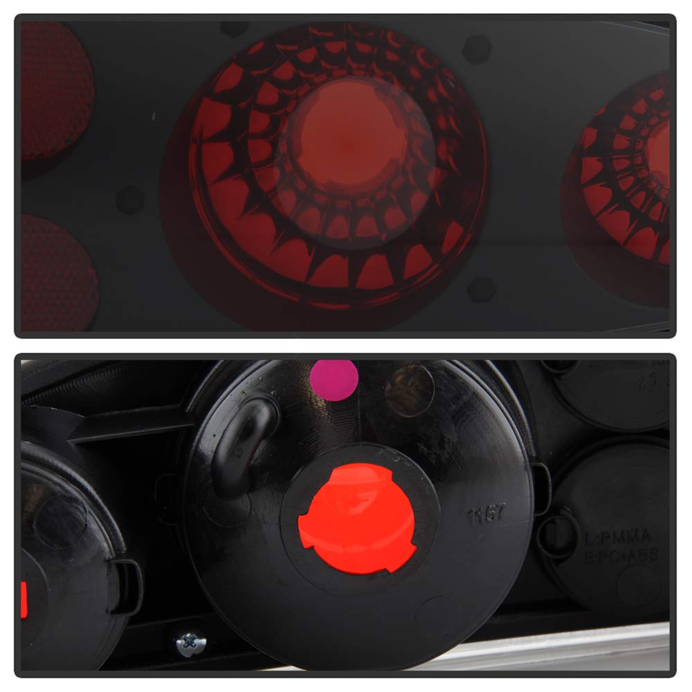 93-02 Chevy Camaro Euro Style Aftermarket LED Tail Lights - Smoked Lens for Enhanced Style & Night Visibility | Perfect for Car Shows & Night Driving