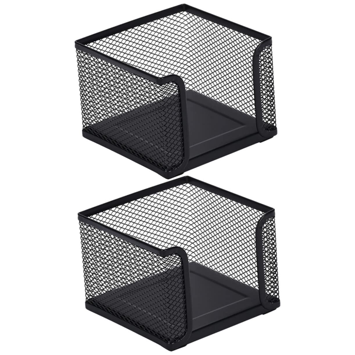 Metal Memo Paper Holder - Durable Notepad Case & Organizer for Office, Home, or School - Perfect for Sticky Notes, Index Cards, and Small Documents