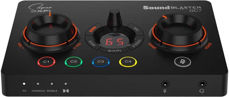 Sound Blaster GC7 - High-Performance USB DAC and Amplifier for Gaming & Streaming | Enhanced Audio for PC, PS5, Xbox & Live Broadcasts