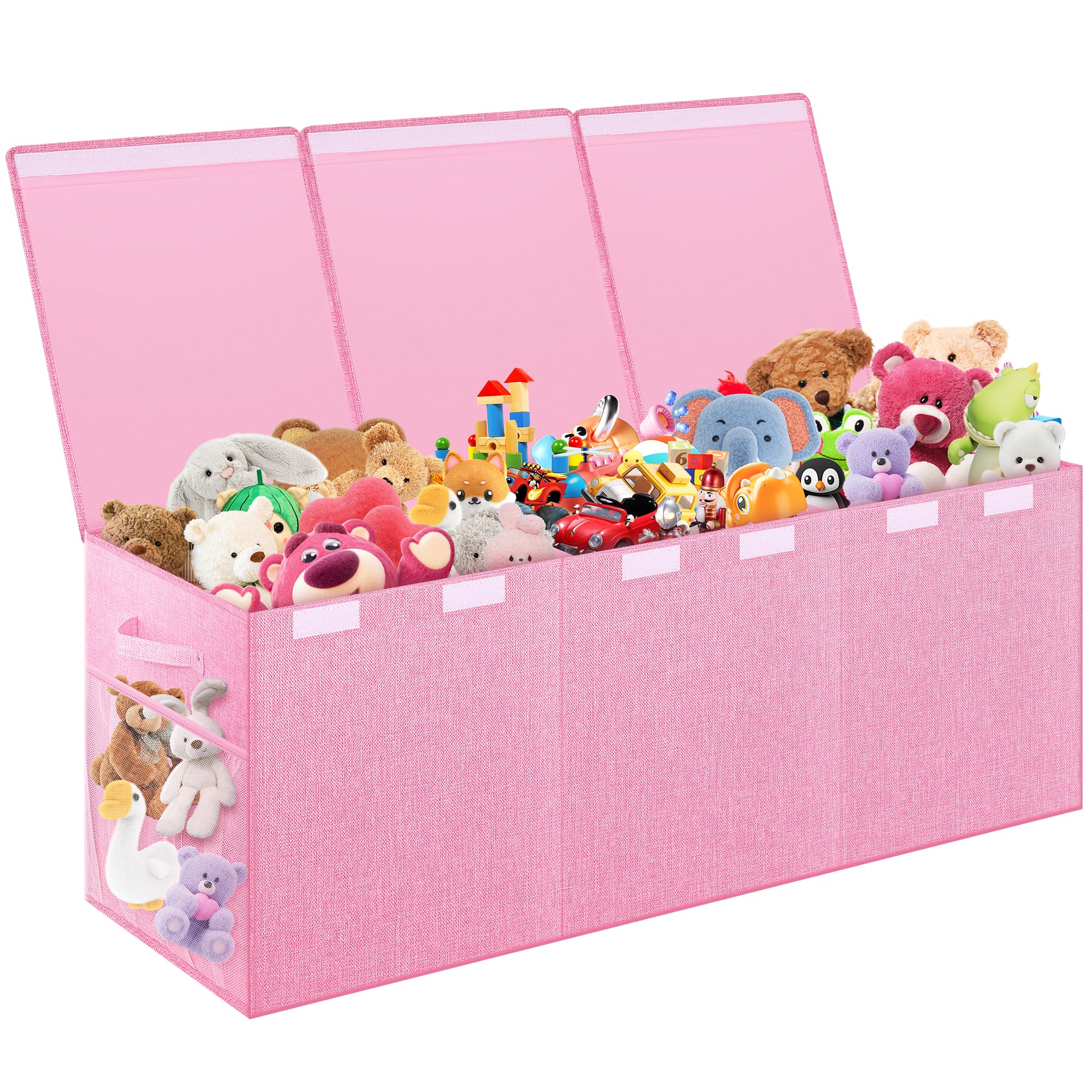 Mabahoo Extra Large Collapsible Toy Storage Organizer with Mesh Pockets - 41