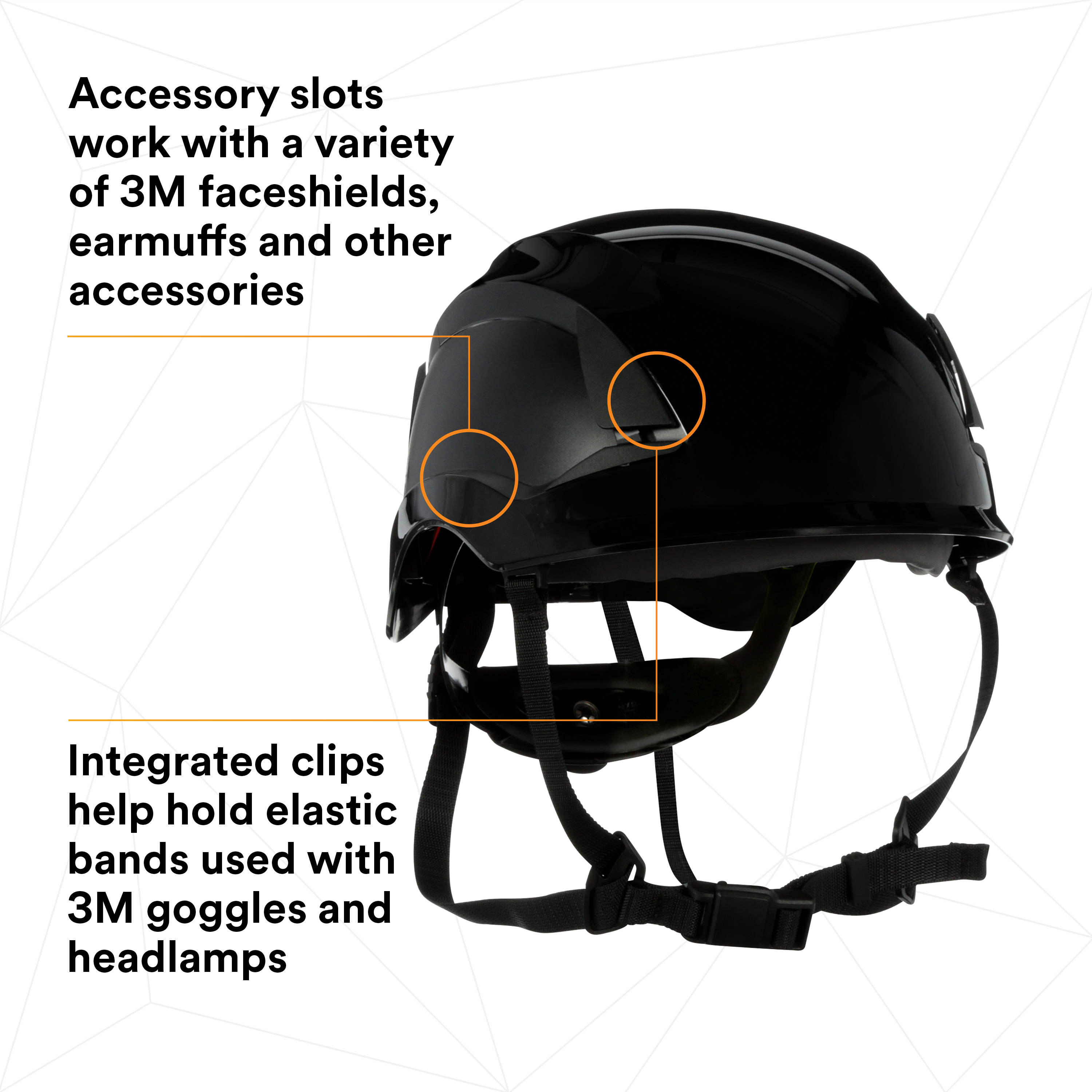 3M SecureFit Safety Helmet ANSI Certified X5012 - Black (4-Pack) for Construction, Industrial & Workplace Safety Head Protection
