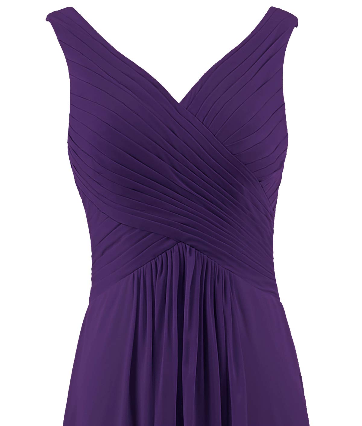Elegant V-Neck Sleeveless Long Bridesmaid Dress for Women - 2023 Fall Formal Wedding Guest Evening Party Gown | Perfect for Weddings, Galas, and Special Occasions