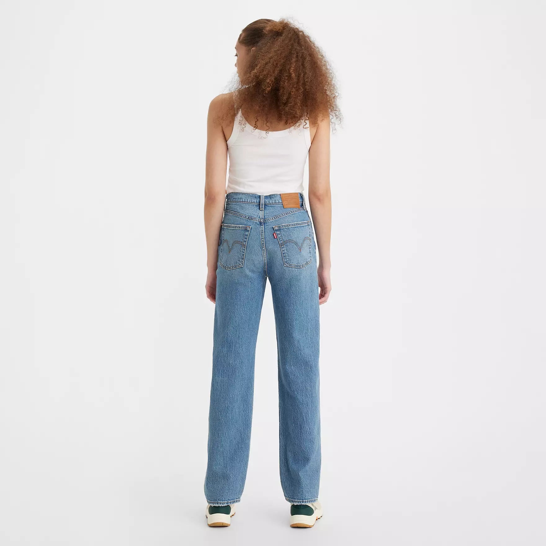 Levi's Ribcage Full Length Jeans for Women - High Waist Straight Leg Denim Pants | Perfect for Casual Wear, Office Outfits & Night Out