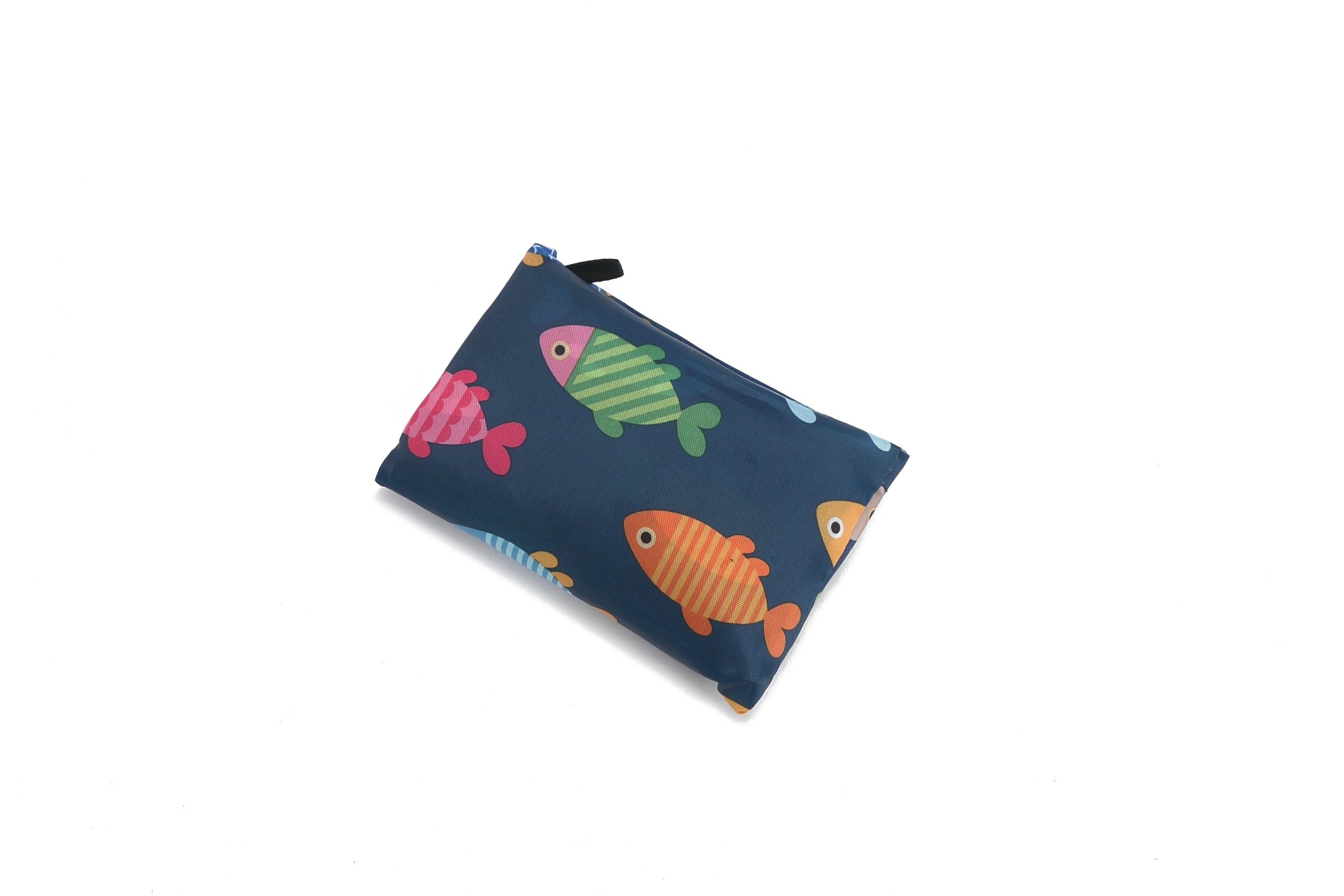Foldable Jackie Bag Simple Fish Blue - Stylish & Compact Handbag for Women, Perfect for Travel, Work, and Everyday Use