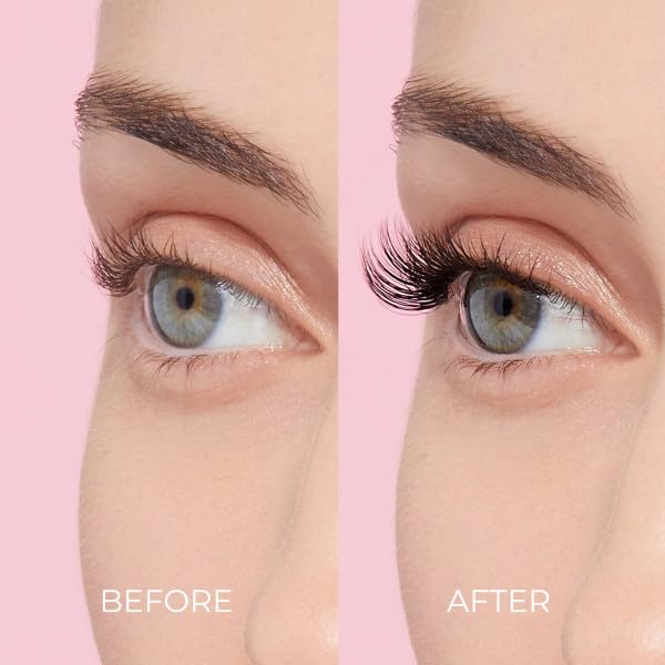 imPRESS Press-On False Eyelashes 3-Pack - 90 Natural Clusters for Everyday Wear, Date Night & Special Occasions