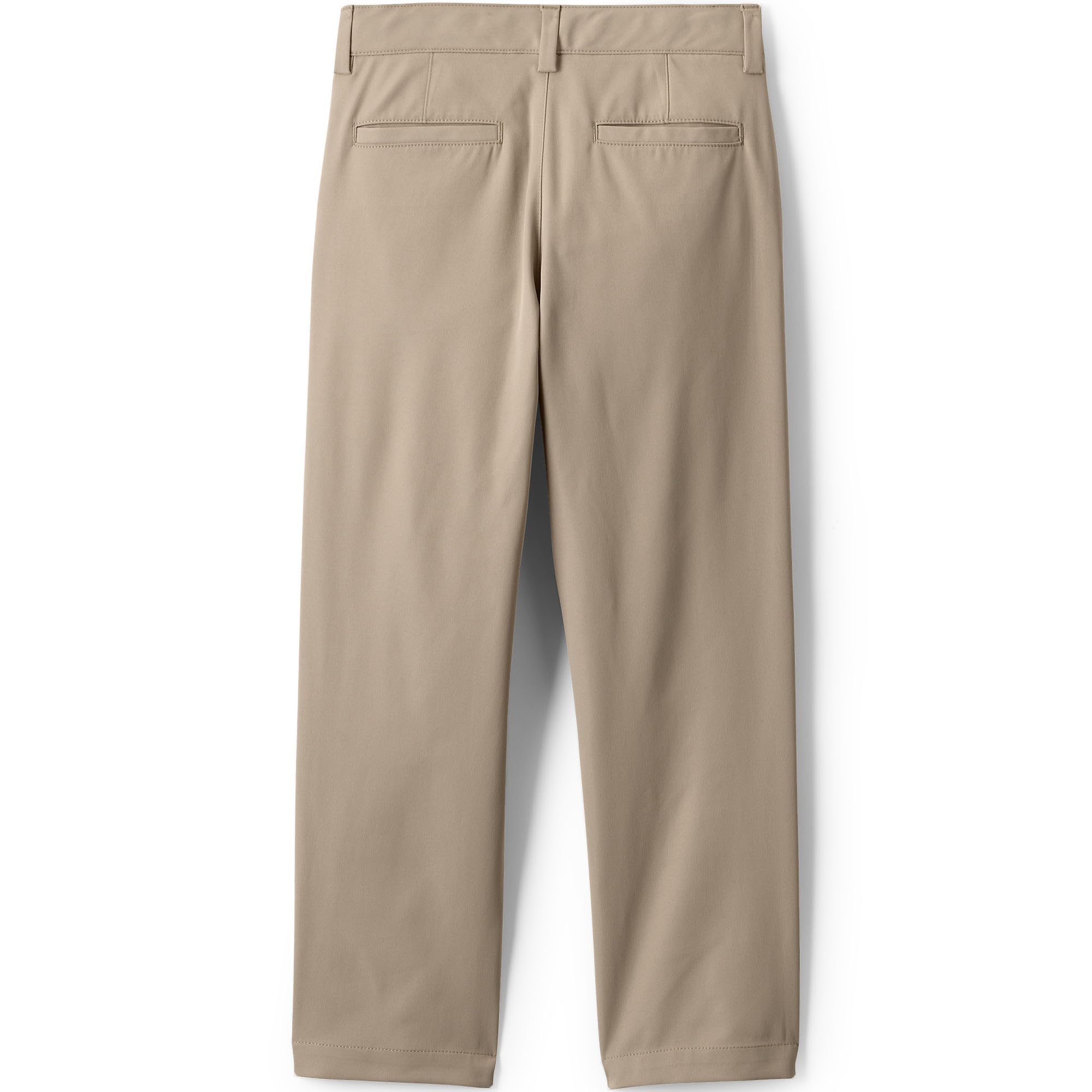 Lands' End Boys Iron Knee Active Chino Pants - Durable Kids' Casual & School Pants for Play, Learning & Everyday Adventures