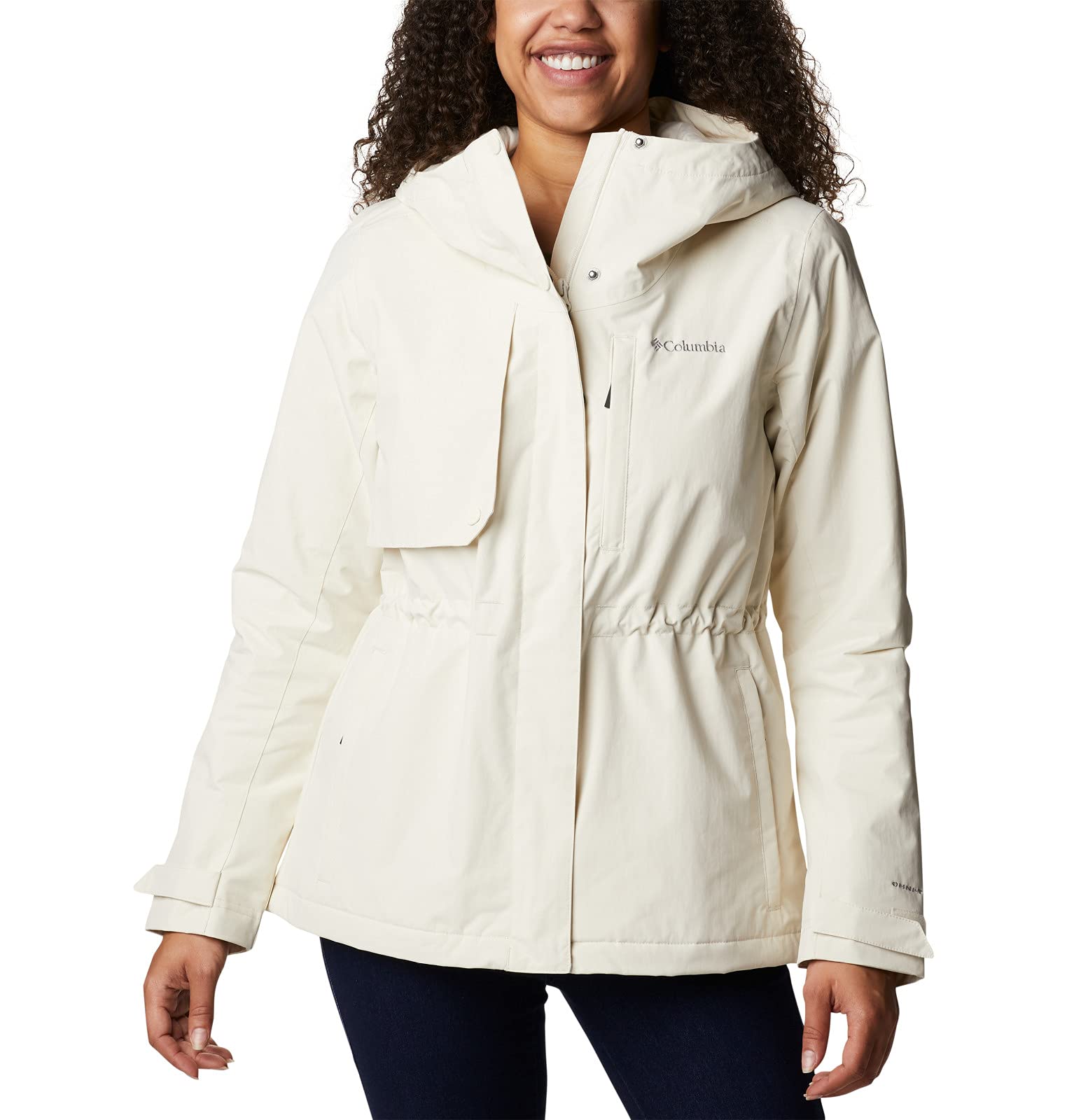 Columbia Women's Hadley Trail Jacket - Waterproof Hiking Jacket for Outdoor Adventures, Lightweight Windbreaker for Camping & Travel
