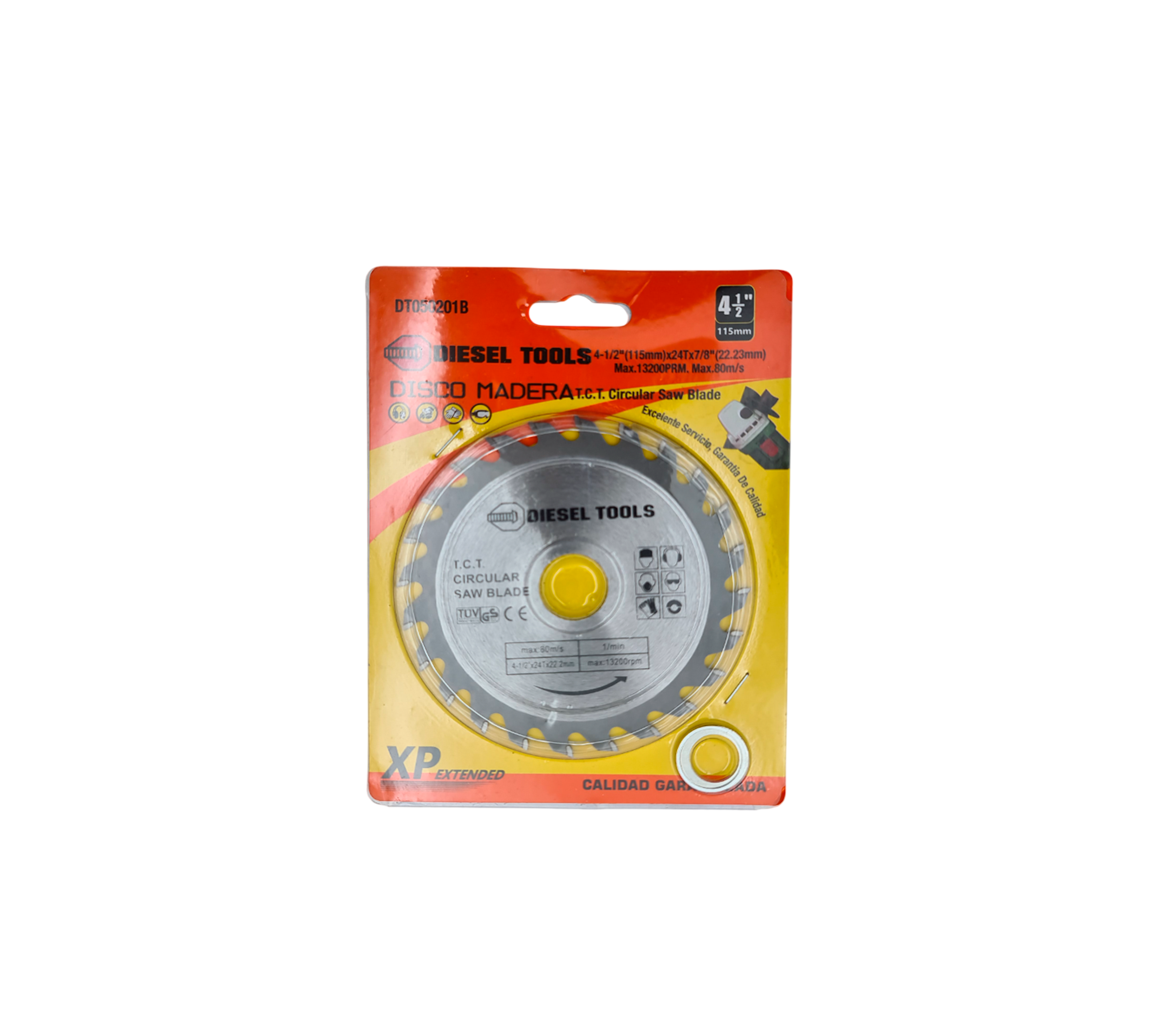 4 1/2 Inch Diesel Power Tools Disco Saw - Heavy Duty Metal Cutting & Construction Use for DIY Projects and Professional Worksites