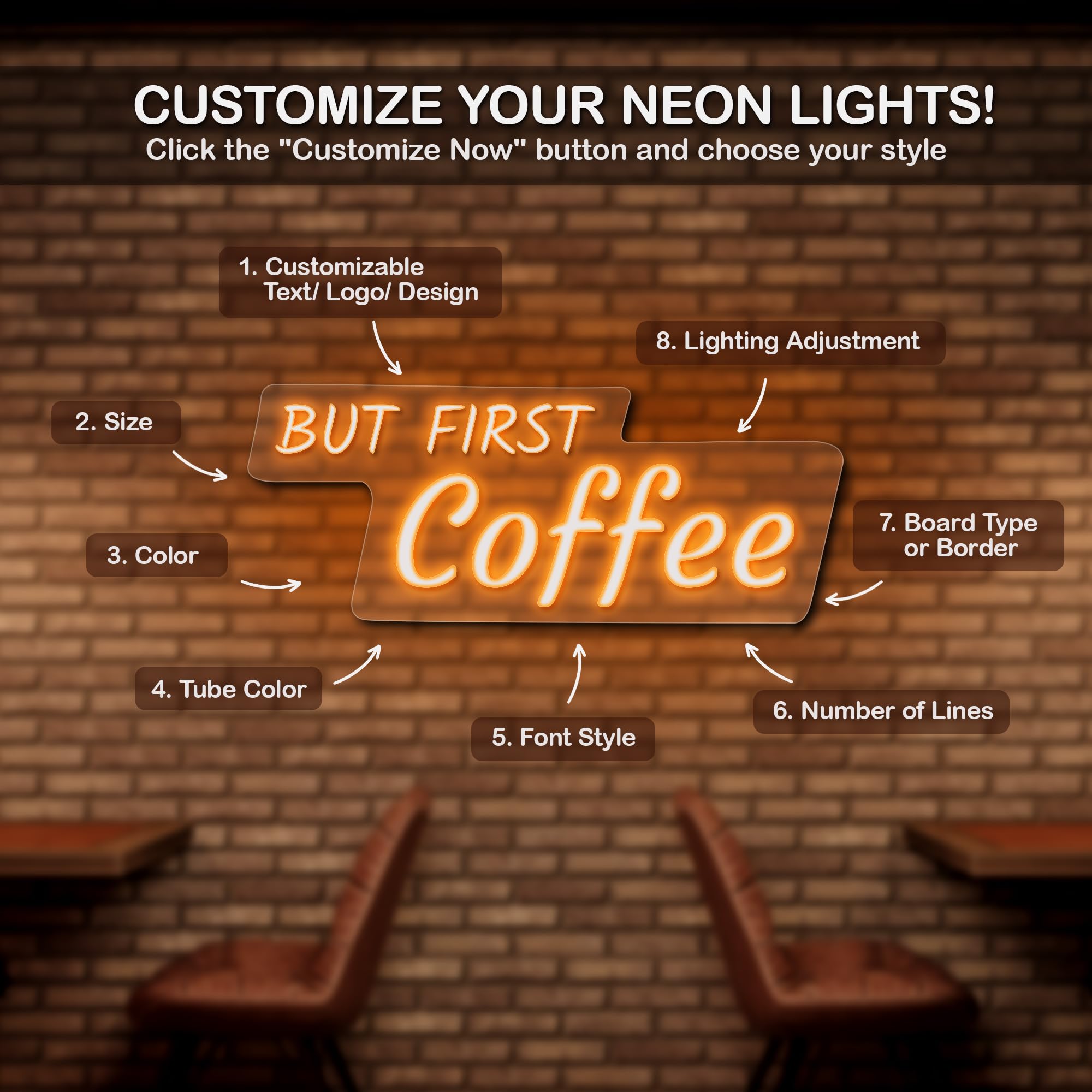 Custom LED Neon Sign - Personalized Wall Decor for Business, Bedroom, Gamer Room & Events | Birthday, Anniversary & Party Neon Lights | Perfect for Streamers, Bars & Home Decoration