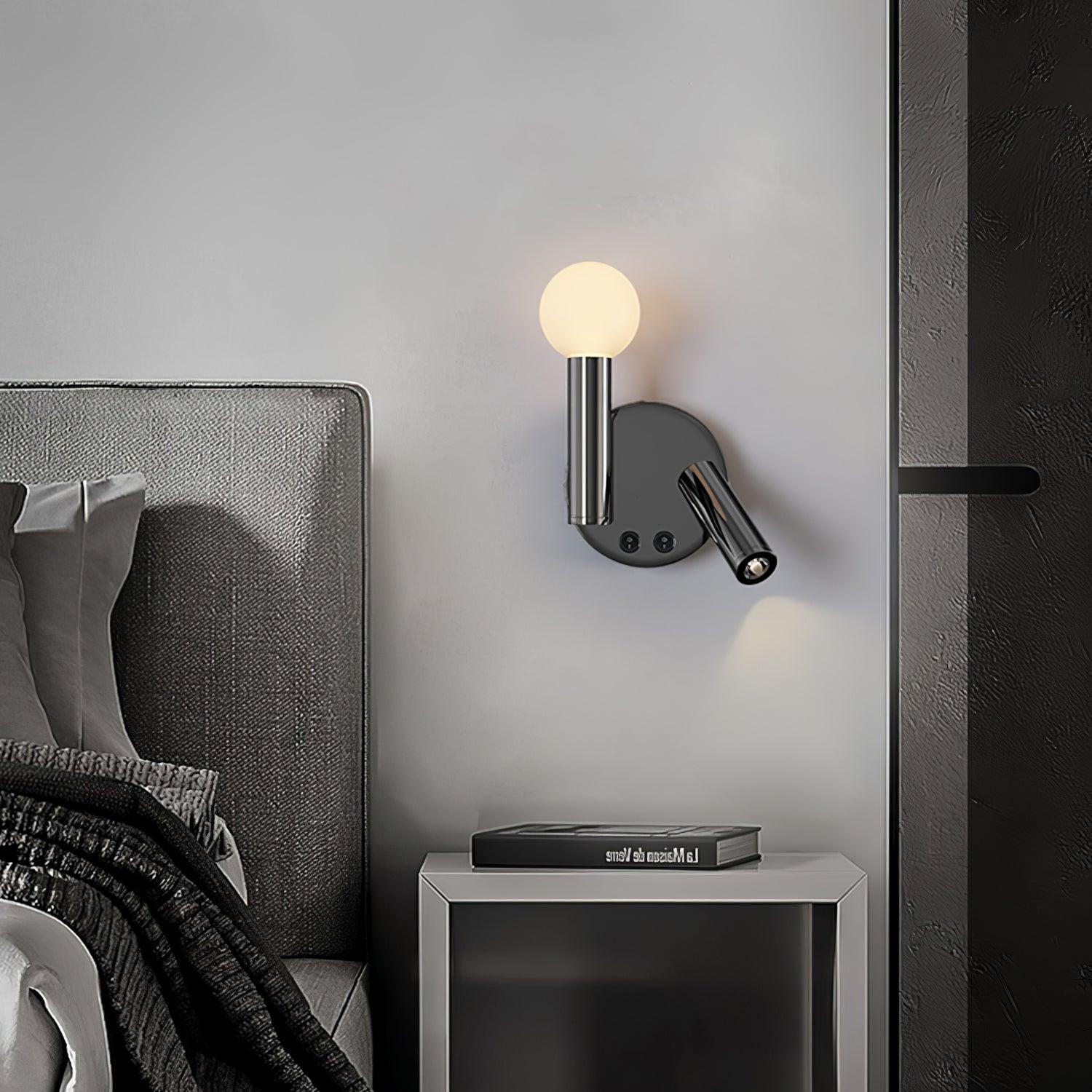 Fedde Modern Wall Lamp - Sleek LED Sconce Lighting for Bedroom, Living Room & Hallway - Energy Efficient Indoor Wall Light Fixture