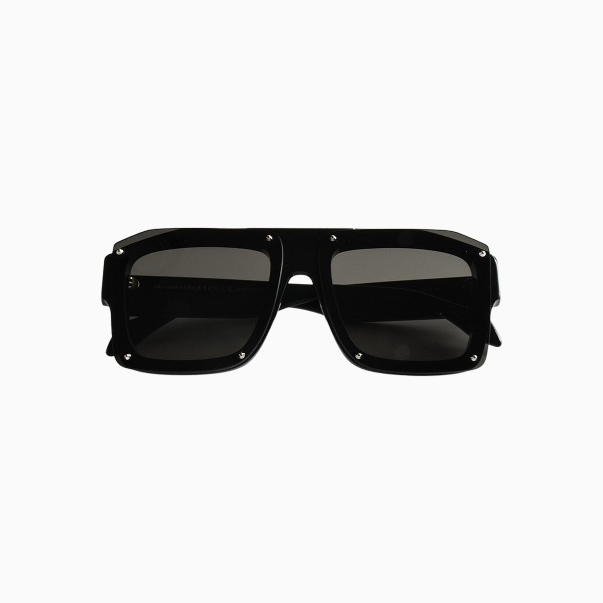 Black Rectangle Alexander McQueen Sunglasses for Women & Men - Luxury Designer Shades for Fashion, Outdoor & Driving