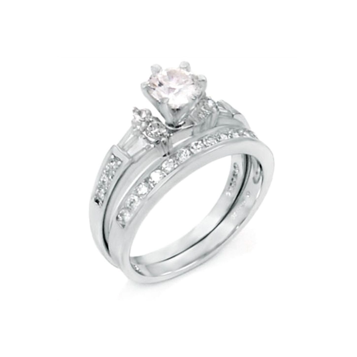 925 Sterling Silver 0.80 Carat Wedding Ring Set for Women - Elegant Bridal Jewelry for Engagement, Proposal & Anniversary Gifts (Perfect for Romantic Occasions & Special Moments)