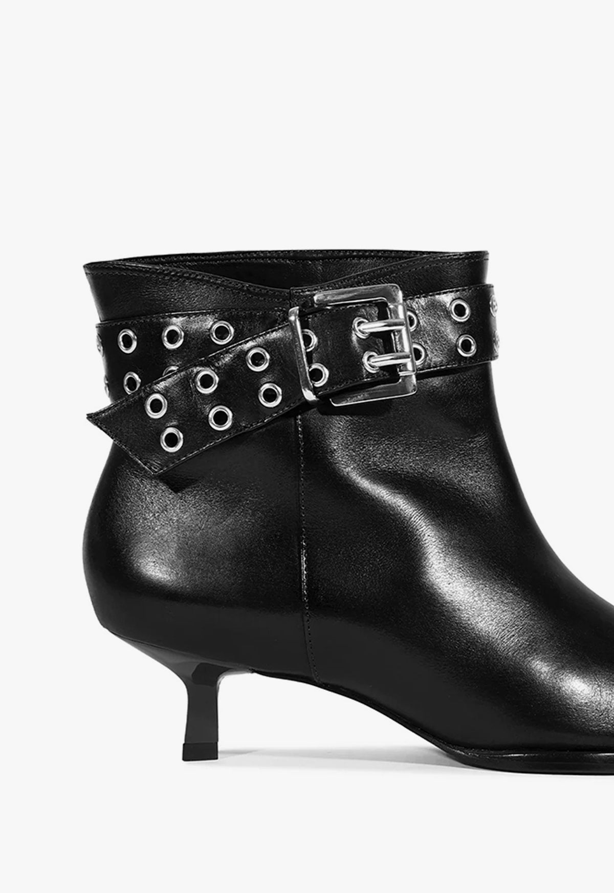 Jess Atanado Leather Bootie F24 - Low Heel Ankle Boots for Women | Comfortable & Stylish for Casual Outings, Office Wear & Date Nights