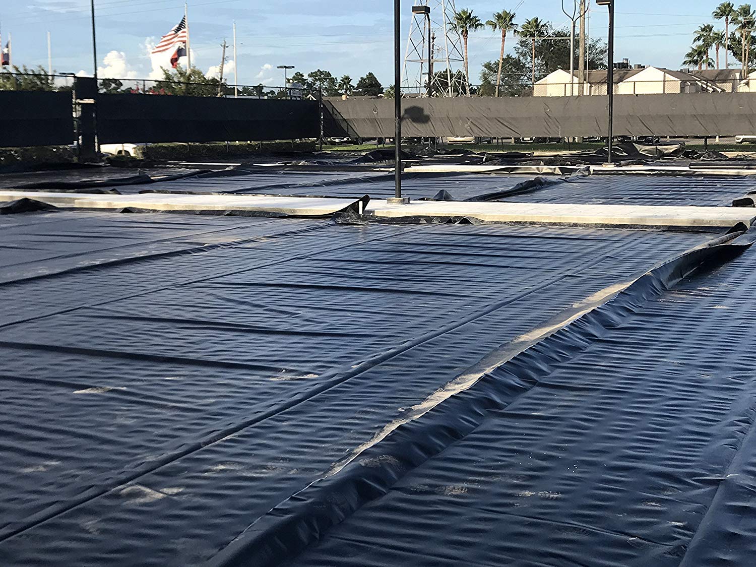 4 MIL Black Plastic Sheeting Roll (20x100 ft) - Heavy Duty Construction Film for Painting, Weed Barrier, Moisture Protection | Ideal for Concrete Curing, Lumber Tarp, Ground Cover & DIY Projects