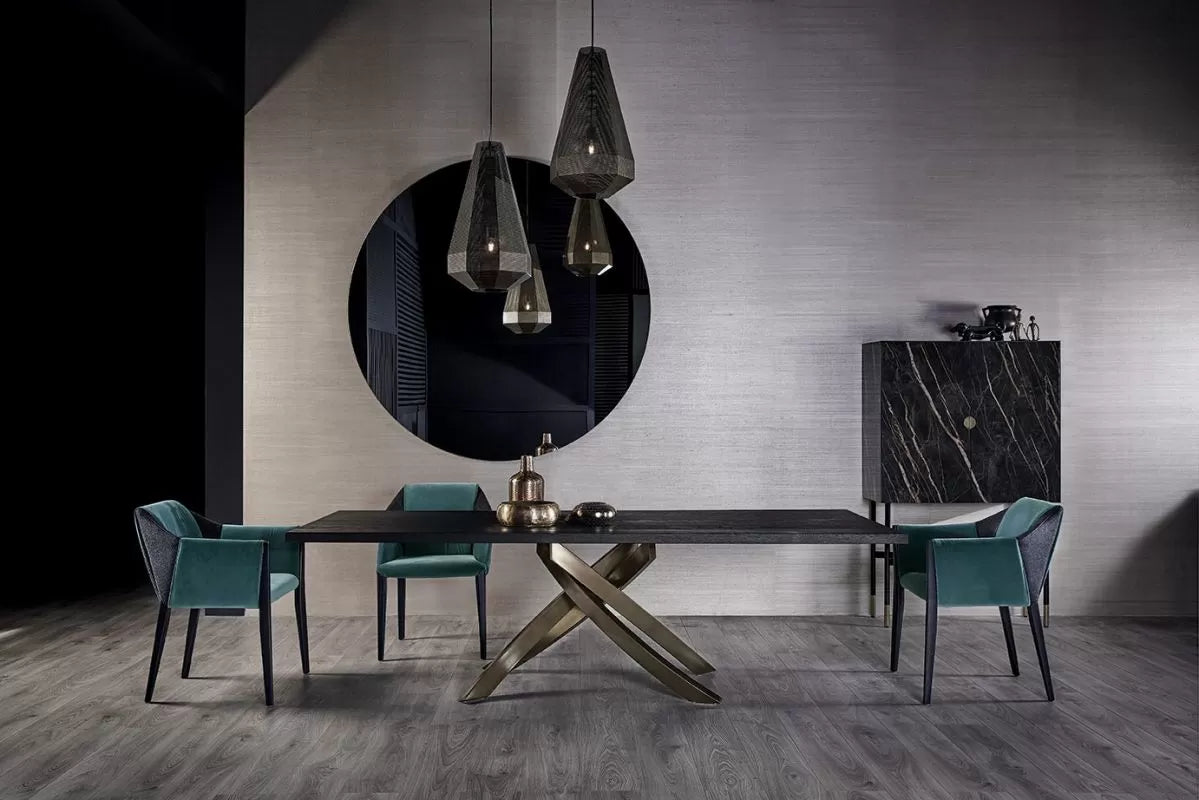 Artistico Rectangular Wood Table - Elegant Dining & Coffee Table for Home & Office Decor