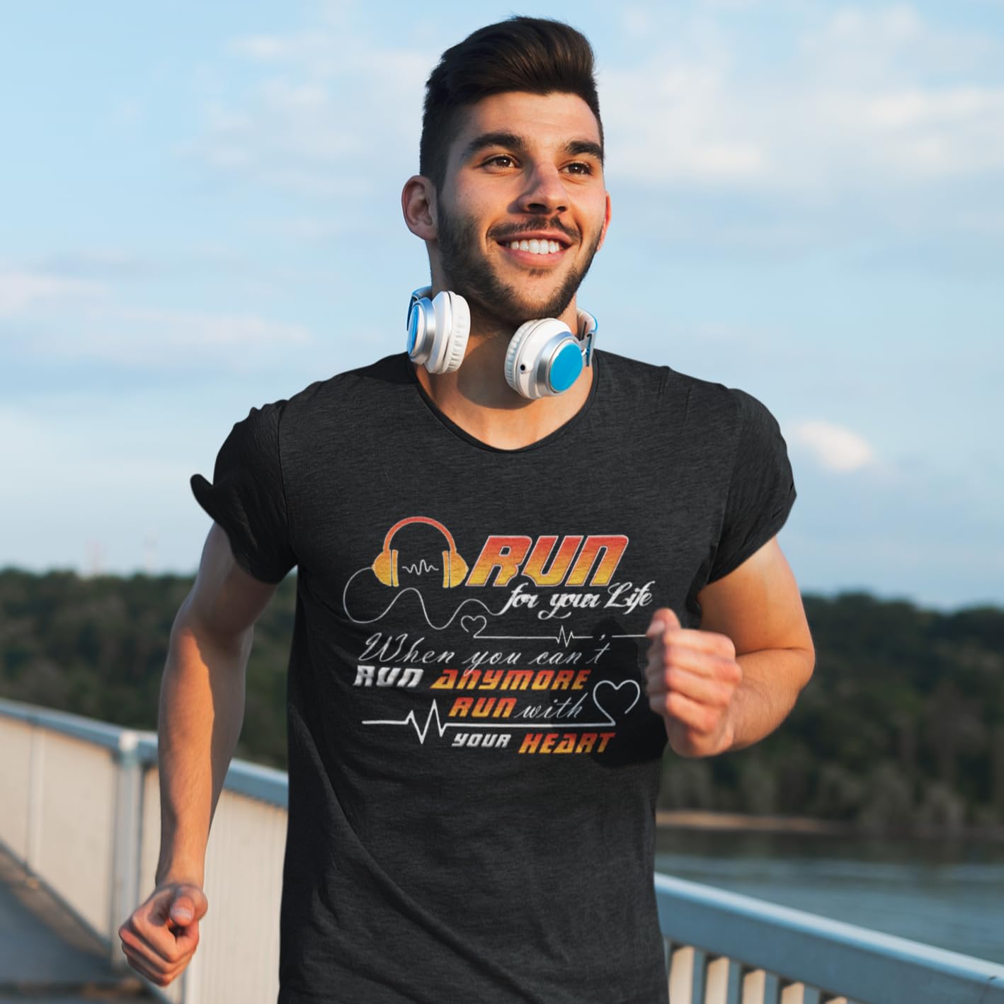 Funny Running Tshirts for Men - Marathon, 5k, 10k & Trail Running Graphic Tees - Perfect Runner Gifts for Training & Race Day Motivation