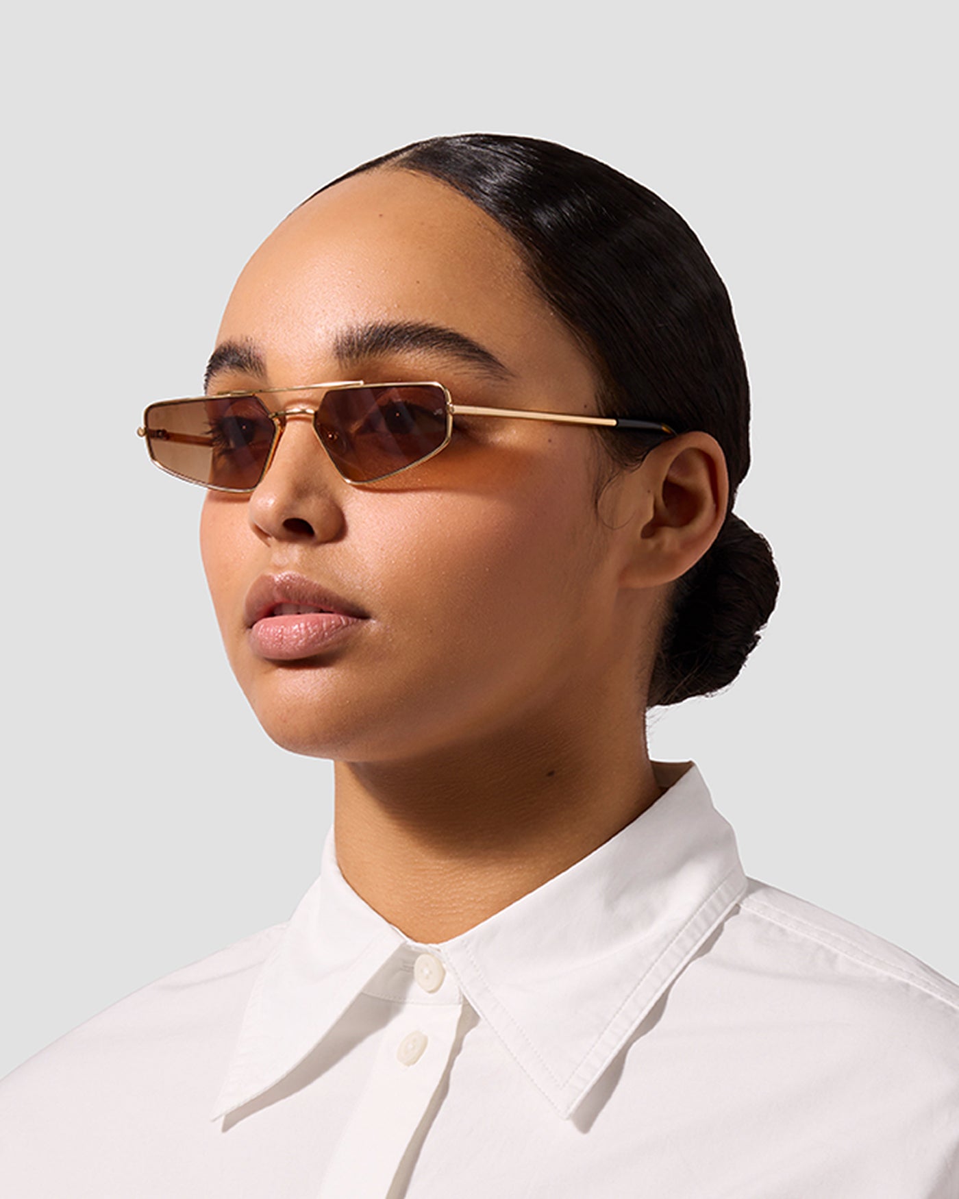 Pilot Gold Brown Sunglasses for Men & Women - Polarized UV Protection Aviator Glasses - Perfect for Driving, Outdoor Sports & Fashion Accessories