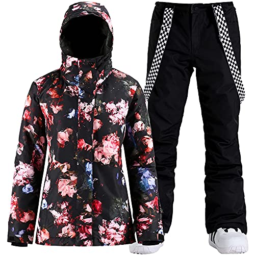 Pink Flower Black