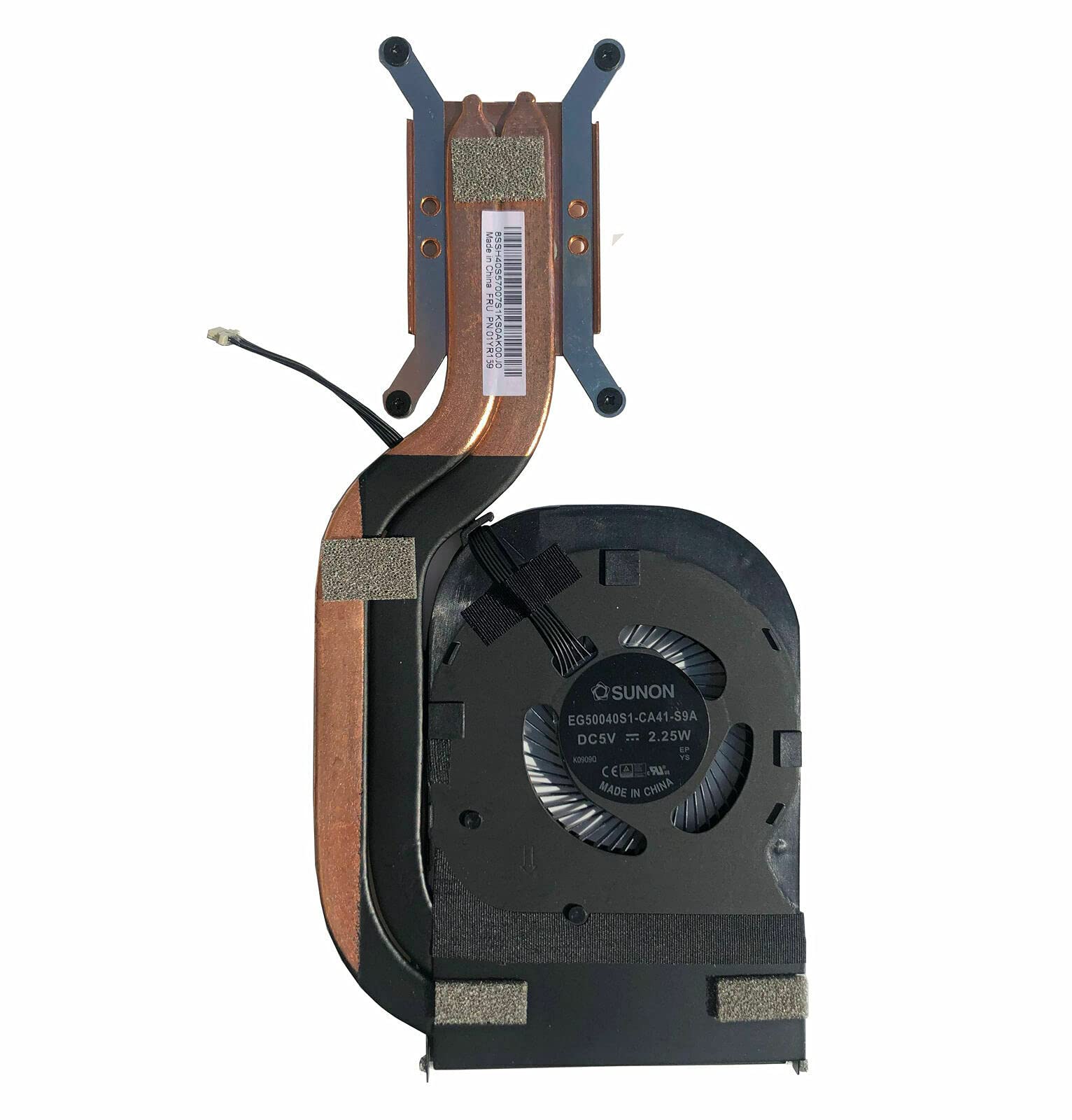 Original Genuine Cooling Fan with Heatsink for Lenovo ThinkPad X1 Carbon Laptop - Model 01YR204 - High Performance CPU Cooling Solution for Work & Gaming
