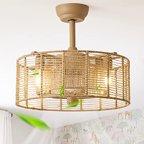 Boho/Caged/Rattan/Fandelier Ceiling Fans