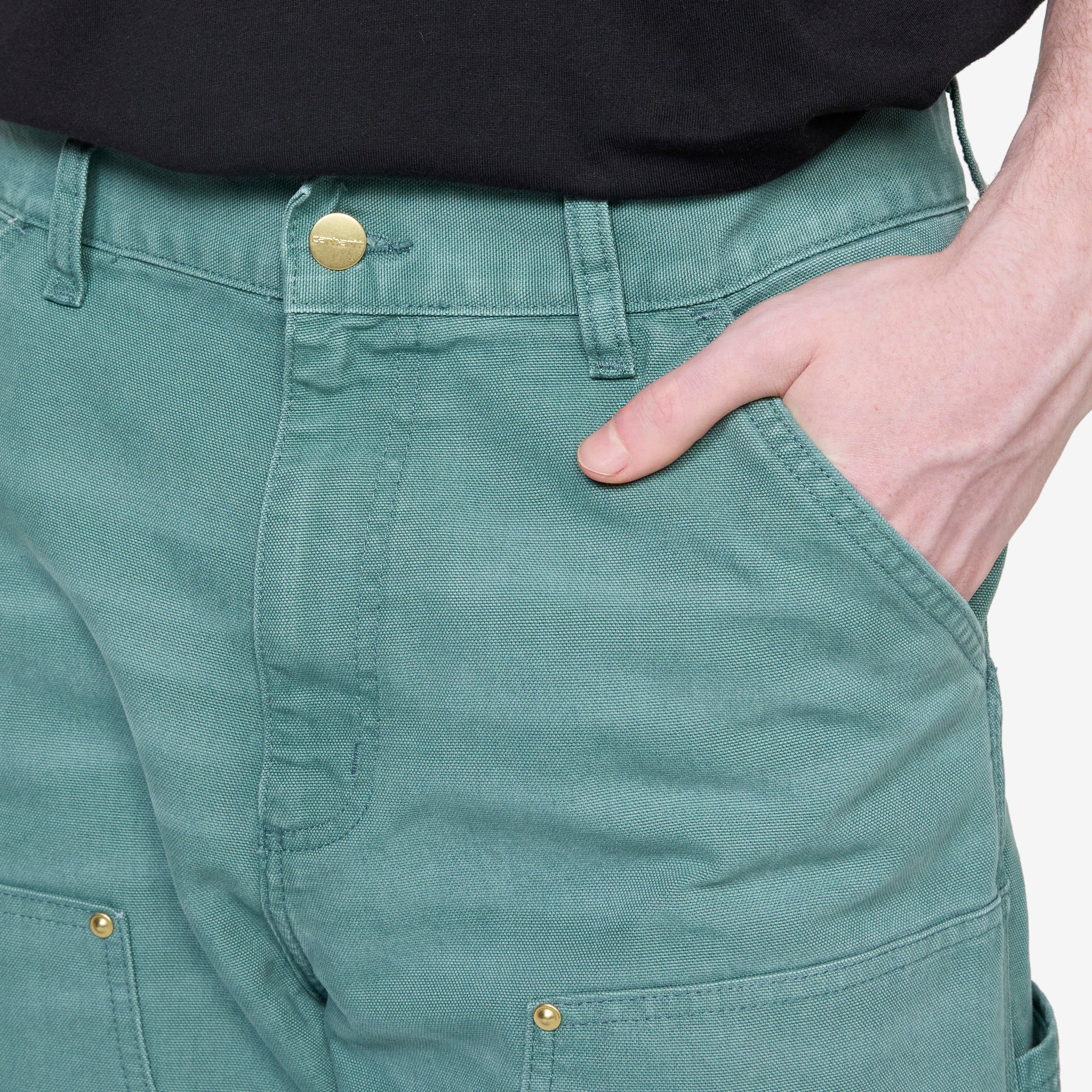 Double Knee Work Pants in Silver Pine - Durable & Comfortable for Construction, Carpentry & Outdoor Work