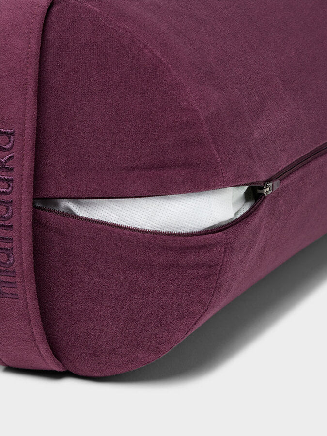 Manduka Enlight Technology Meditation Yoga Bolster Cushion - Premium Support for Yoga, Meditation & Relaxation - Perfect for Home, Studio & Travel Use