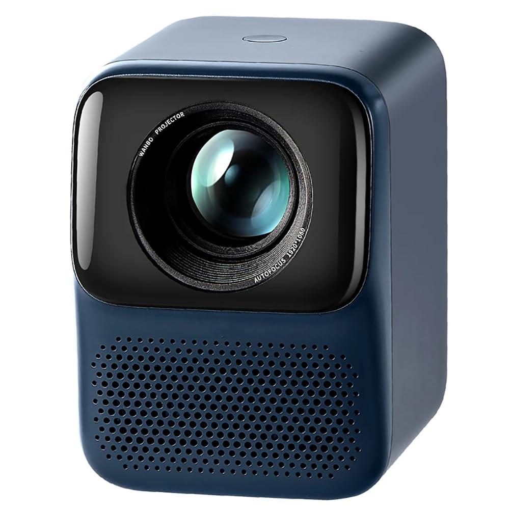 Mini Projector WiFi Bluetooth 1080p Full HD, Portable Auto Focus Home Theater Projector with HIFI Sound for Outdoor Movies, Compatible with Tablet Laptop Smartphone - Perfect for Home Cinema, Camping & Backyard Entertainment