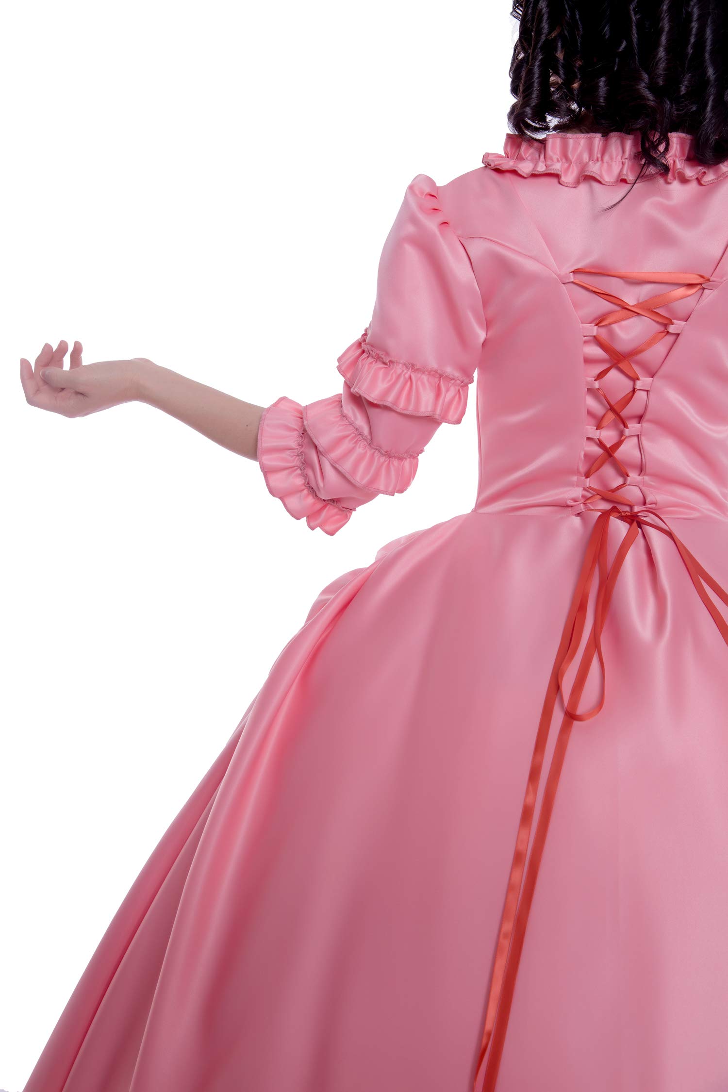 Victorian Ball Gown for Women - Elegant Long Sleeve Party Dress with Rococo Embroidery | Perfect for Masquerade Balls, Renaissance Fairs, and Themed Weddings