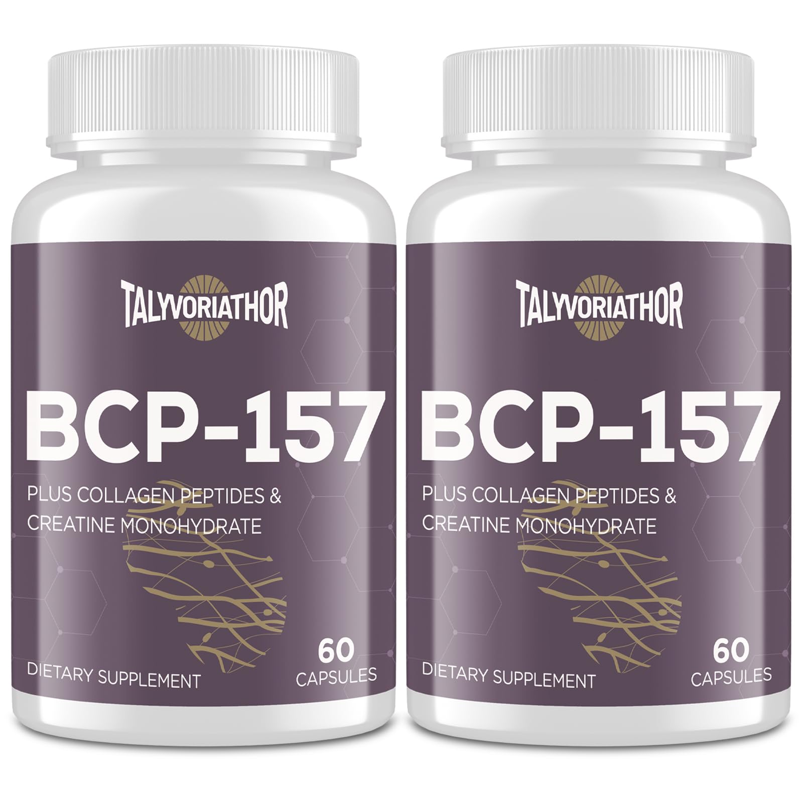 157 Capsules 1500mg | Non-GMO & Gluten-Free Supplement | 60 Capsules per Bottle (2-Pack) | Supports Immune Health & Daily Wellness