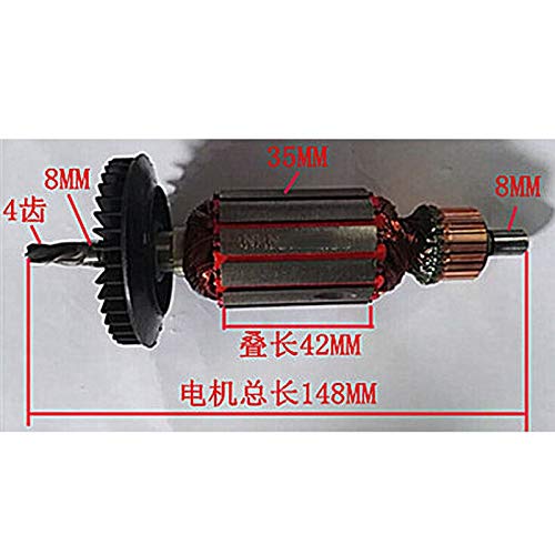 Bosch GSB16 GSB16RE CSB16REN Impact Drill Armature Rotor Replacement - Compatible Power Tool Spare Parts for Repair & Maintenance - Perfect for DIY Projects and Professional Tool Restoration